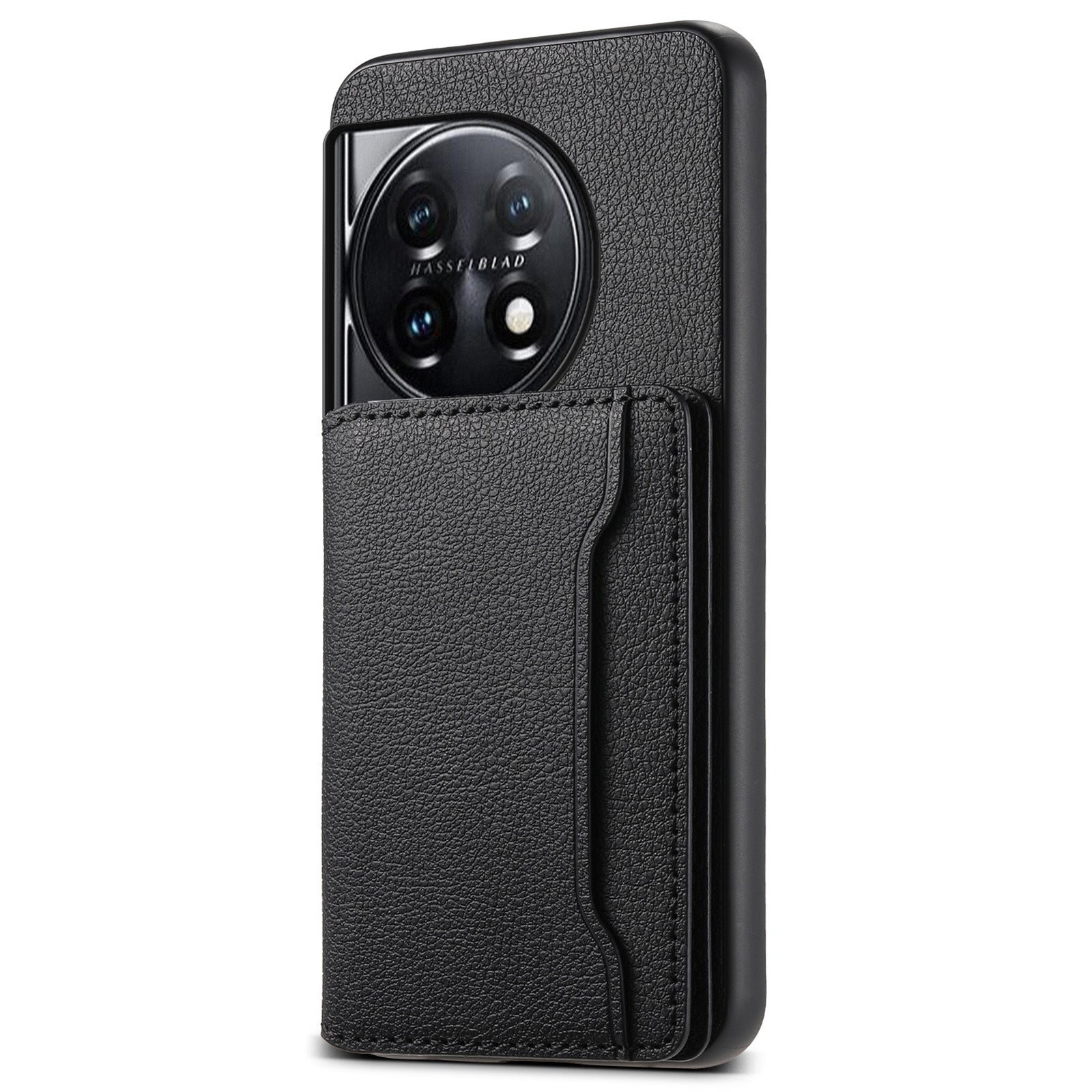 For OnePlus 11 5G Case PU Leather Coated PC+TPU Protective Phone Cover