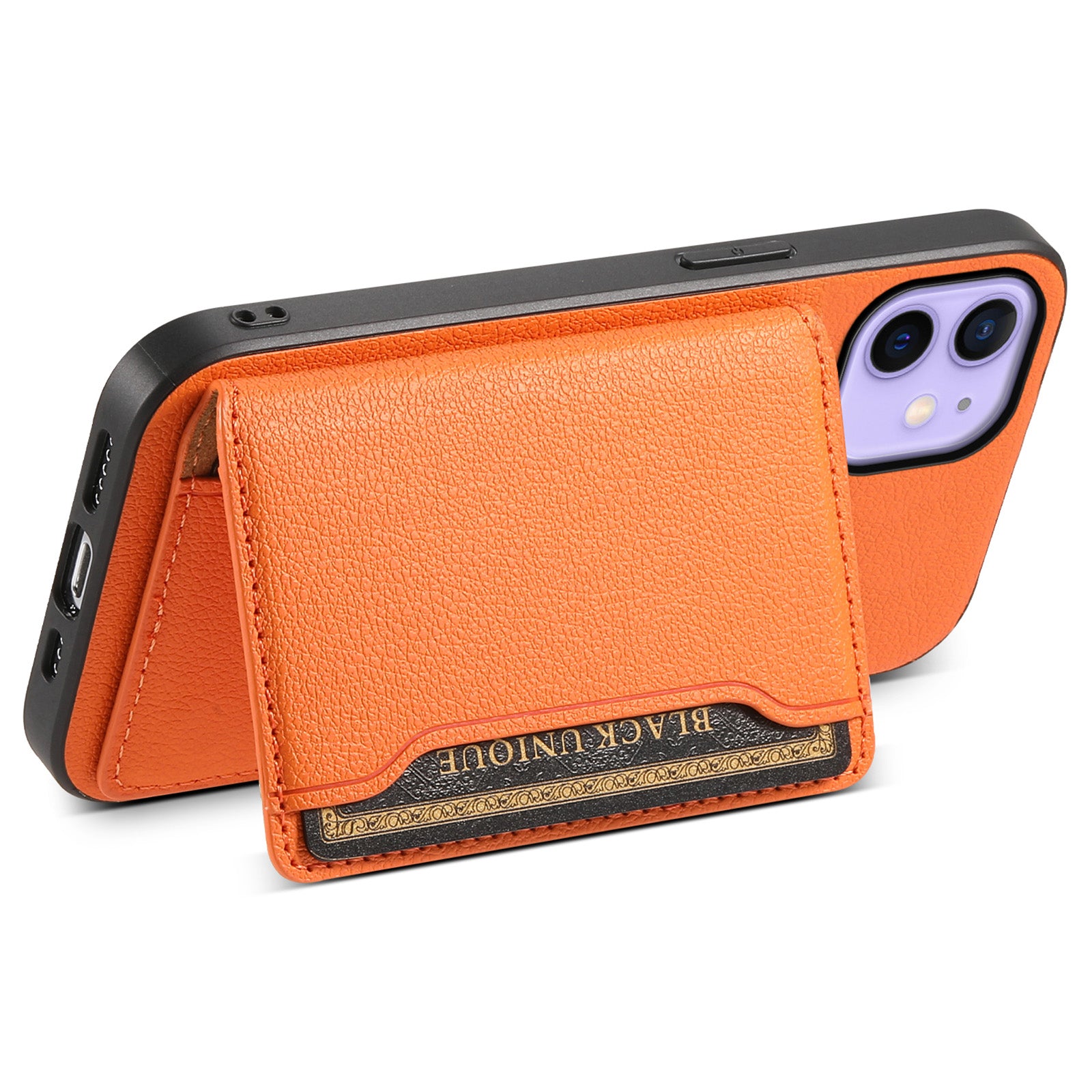 For iPhone 12 6.1 inch / 12 Pro 6.1 inch Case Anti-Scratch Calf Texture Phone Back Protector