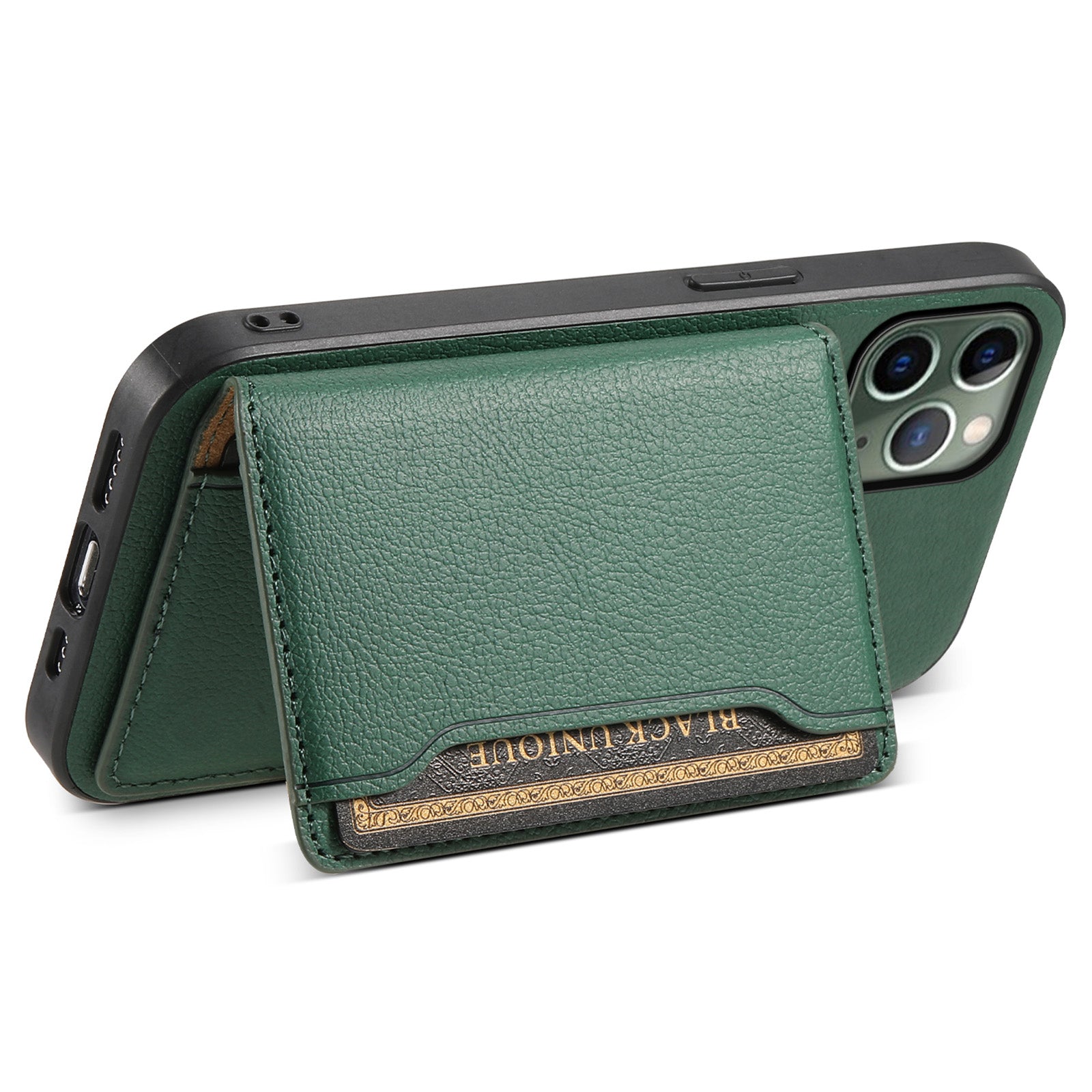 For iPhone 11 Pro Case Calf Texture PU Leather Card Slots Phone Cover