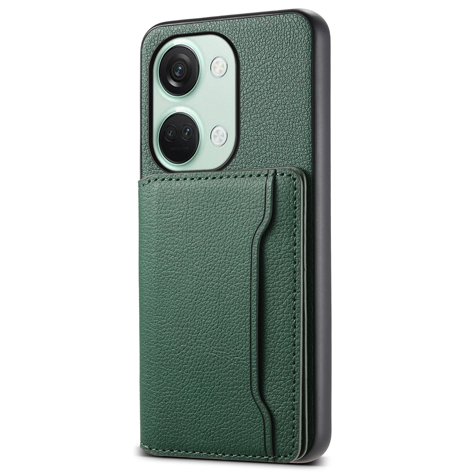 For OnePlus Ace 2V / Nord 3 5G Phone Case Leather+PC+TPU Card Slot Protective Shell