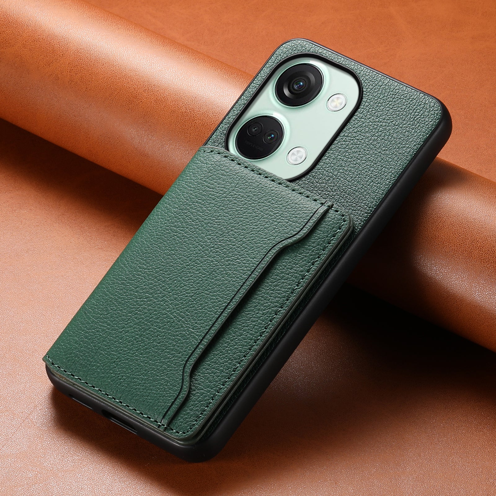 For OnePlus Ace 2V / Nord 3 5G Phone Case Leather+PC+TPU Card Slot Protective Shell