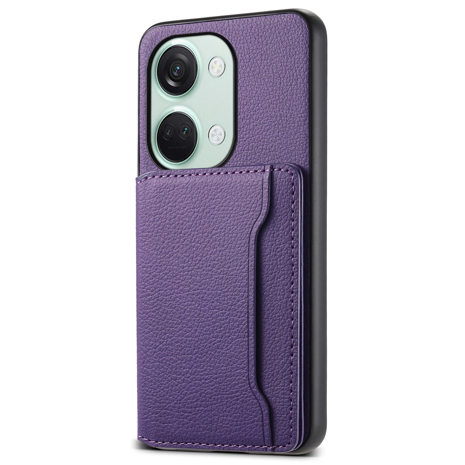 For OnePlus Ace 2V / Nord 3 5G Phone Case Leather+PC+TPU Card Slot Protective Shell