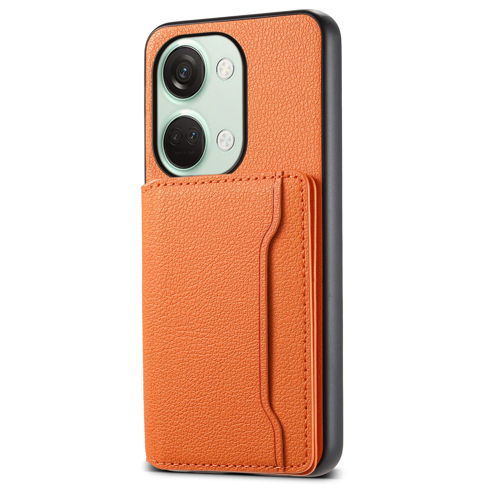 For OnePlus Ace 2V / Nord 3 5G Phone Case Leather+PC+TPU Card Slot Protective Shell