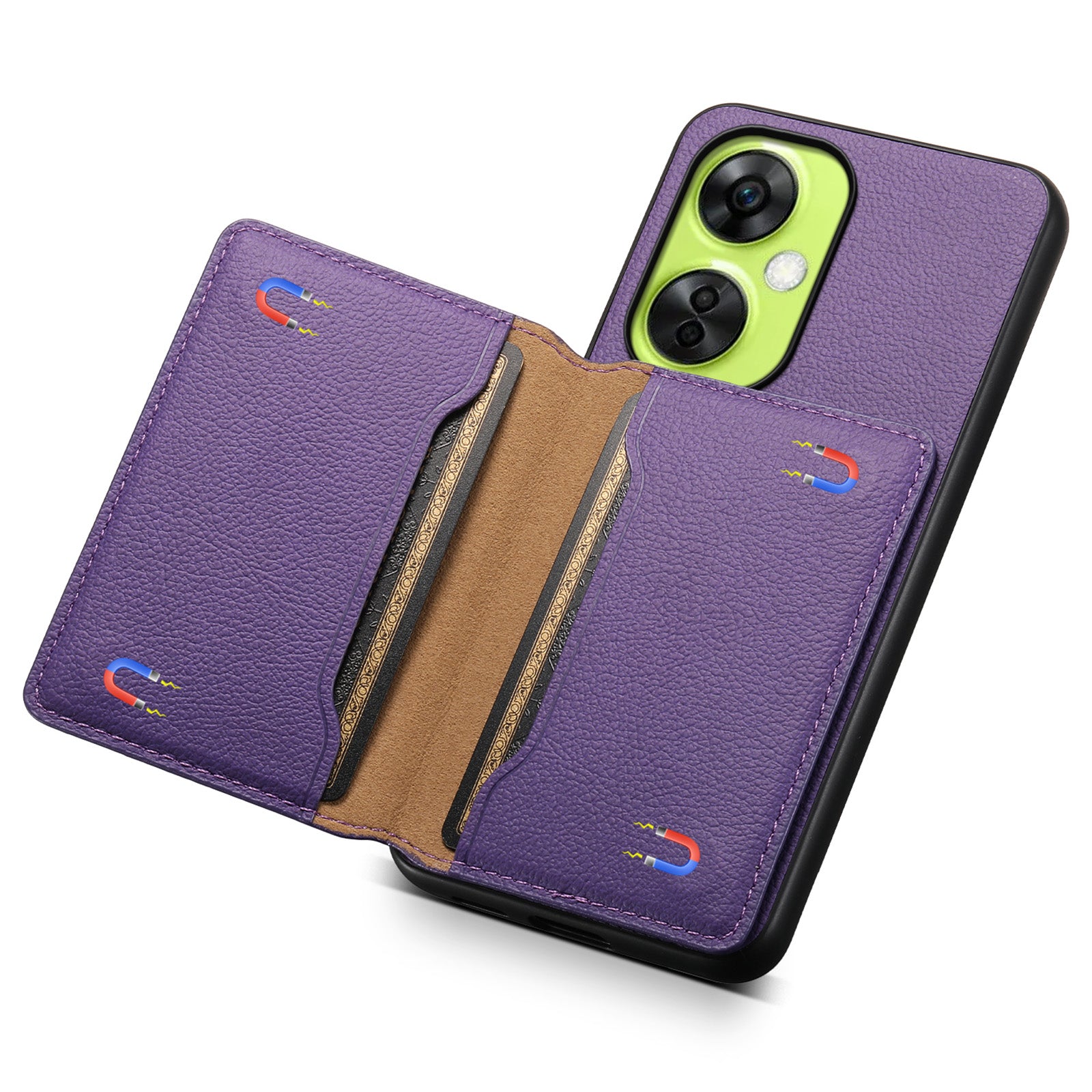 For OnePlus Nord CE 3 Lite 5G / Nord N30 5G Case PU Leather+PC+TPU Card Holder Phone Cover