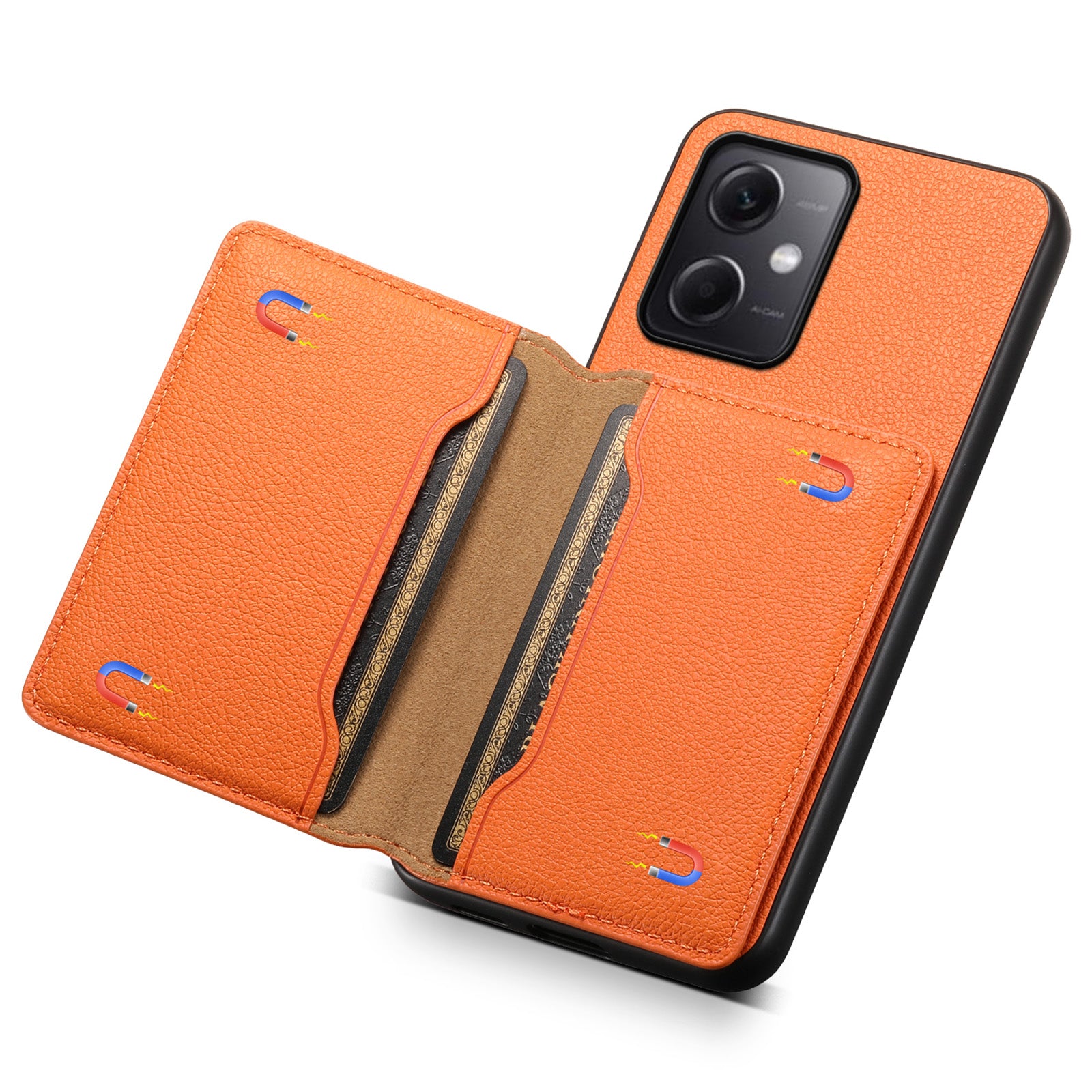 For Xiaomi Redmi Note 12 5G (China) / (India) / (Global) / Poco X5 5G Case Card Slots Kickstand Phone Cover