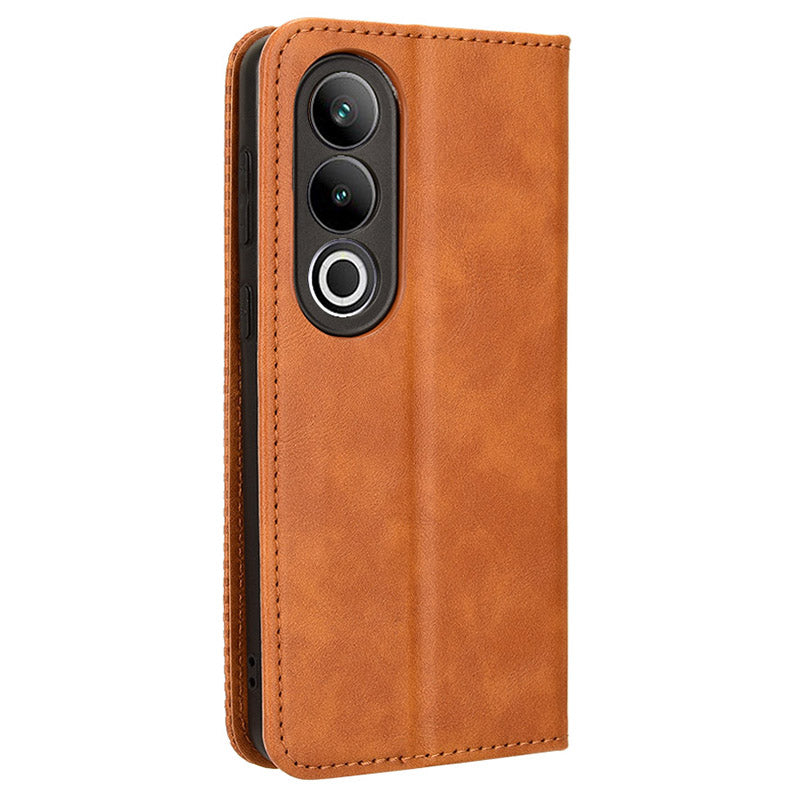 For OnePlus Ace 3V 5G / Nord CE4 5G Wallet Case Retro Leather Magnetic Closing Phone Cover