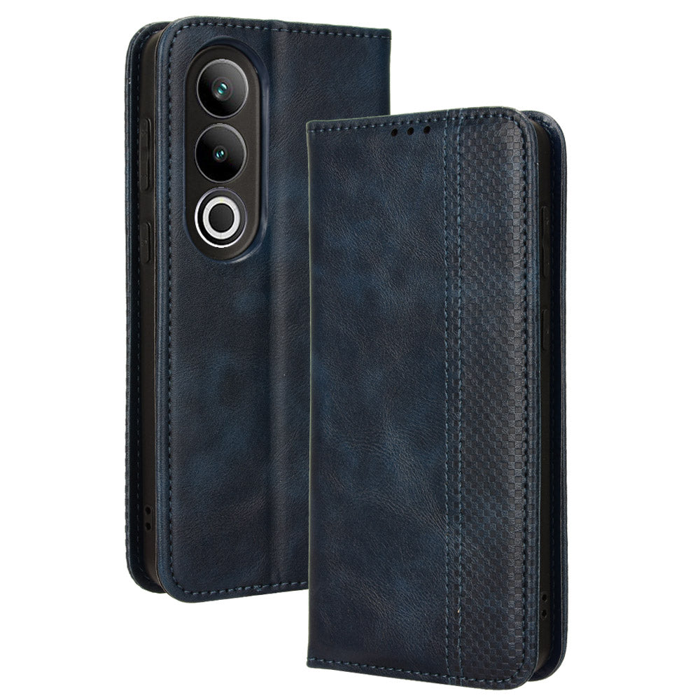 For OnePlus Ace 3V 5G / Nord CE4 5G Wallet Case Retro Leather Magnetic Closing Phone Cover