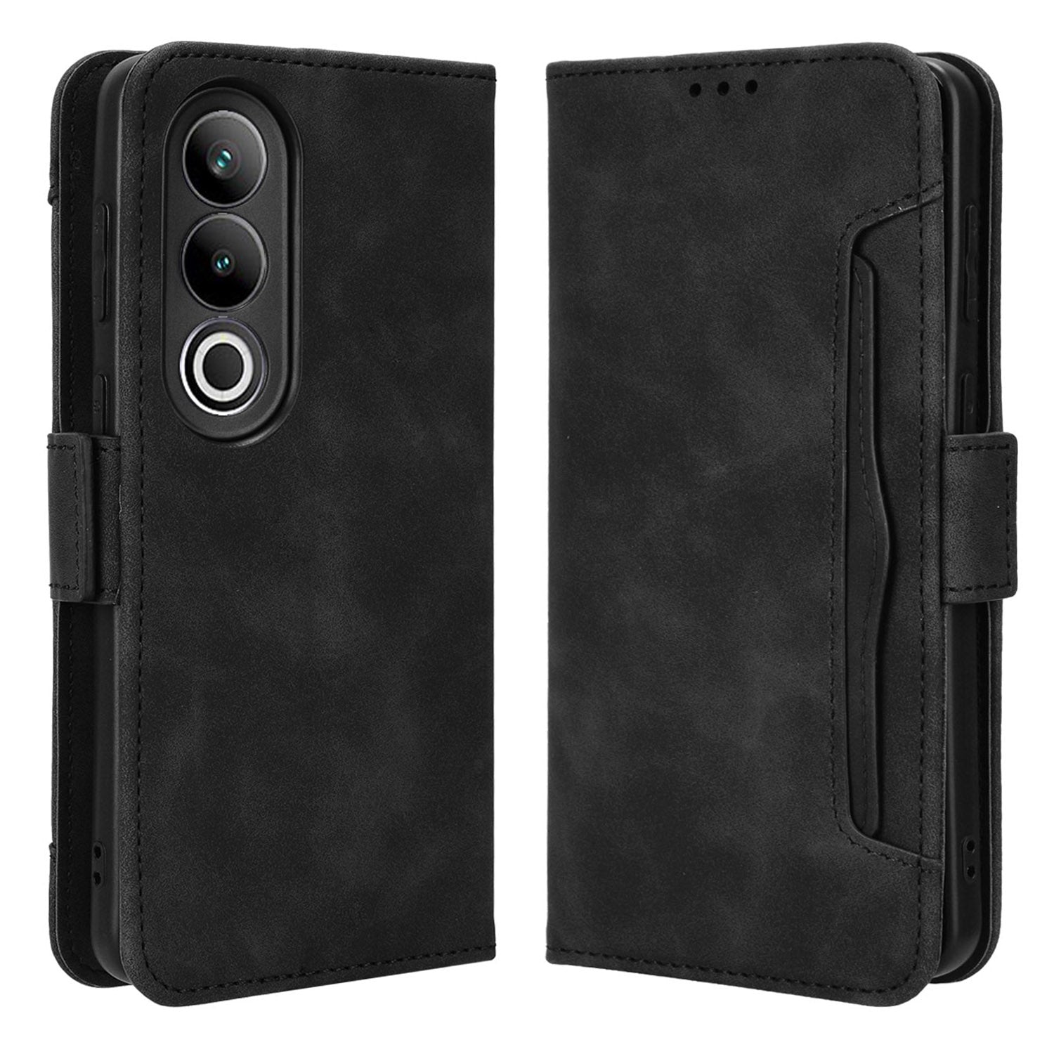For OnePlus Ace 3V 5G / Nord CE4 5G Case Multiple Card Slots Magnetic Closure Leather Phone Cover