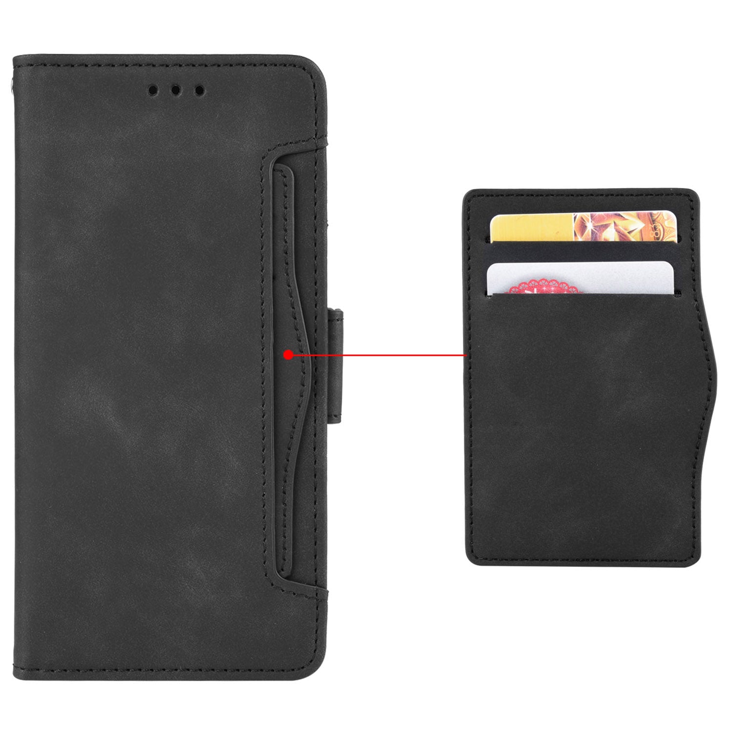 For OnePlus Ace 3V 5G / Nord CE4 5G Case Multiple Card Slots Magnetic Closure Leather Phone Cover