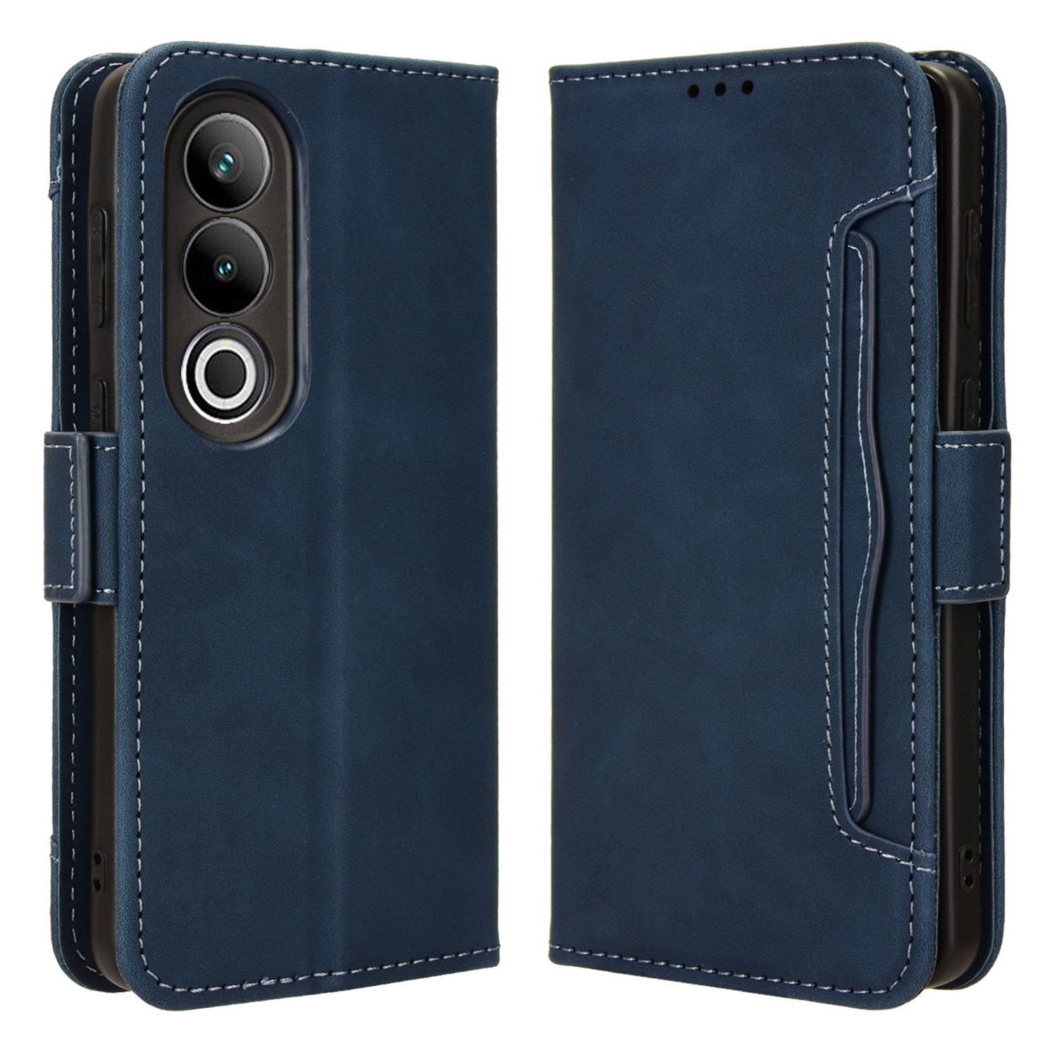 For OnePlus Ace 3V 5G / Nord CE4 5G Case Multiple Card Slots Magnetic Closure Leather Phone Cover