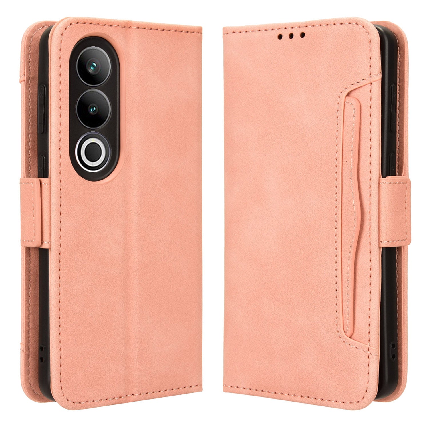 For OnePlus Ace 3V 5G / Nord CE4 5G Case Multiple Card Slots Magnetic Closure Leather Phone Cover