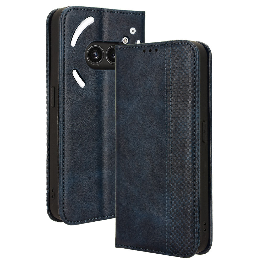 For Nothing Phone (2a) Case Wallet PU Leather Phone Cover Magnetic Closing