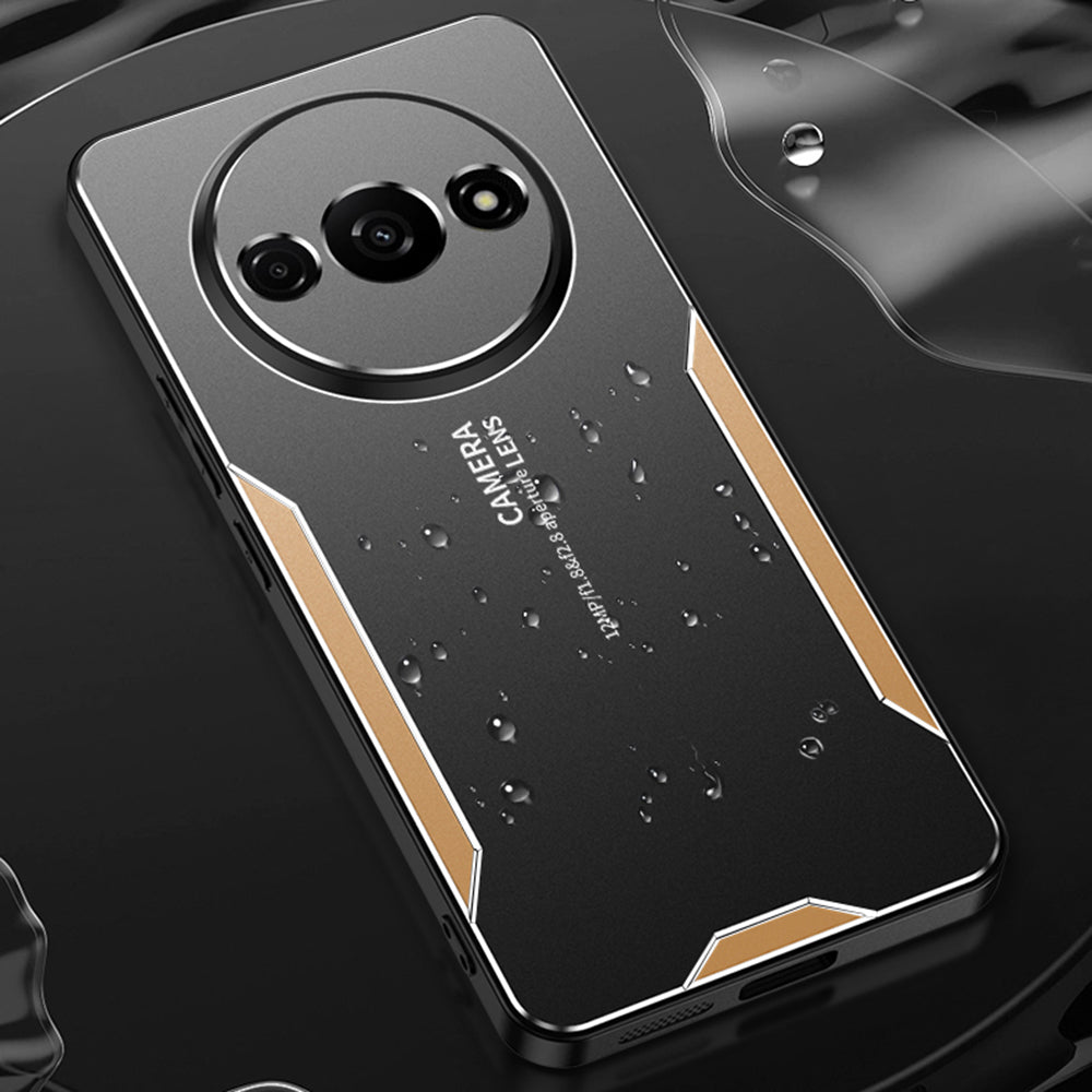 For Xiaomi Redmi A3 / Poco C61 4G Case Aluminum Alloy+TPU+PC Combination Protective Phone Cover