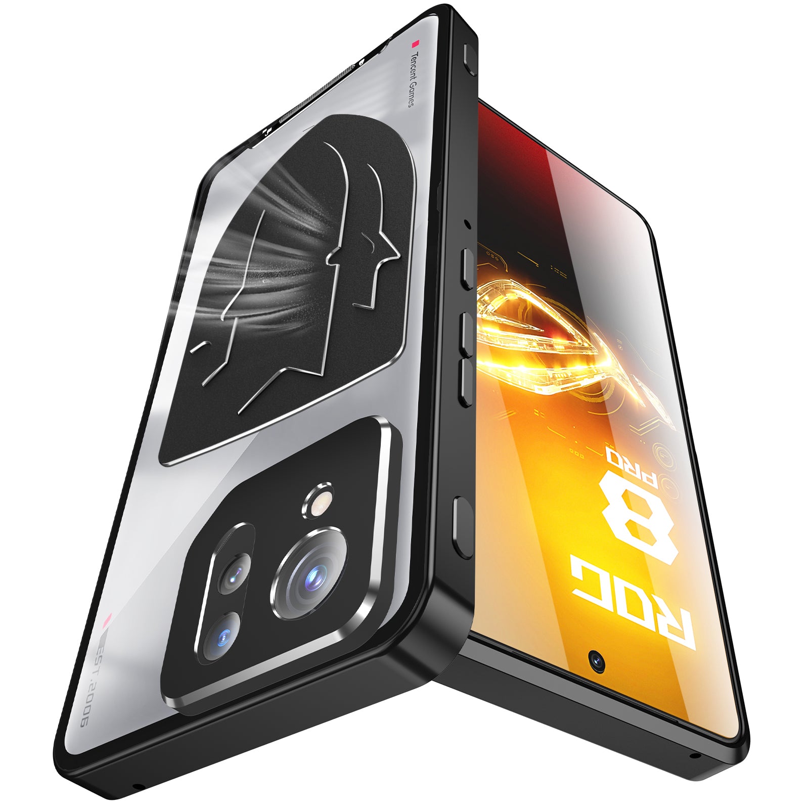 For Asus ROG Phone 8 5G / Phone 8 Pro 5G Case Graphene Heat Dissipation Phone Shell with Metal Lens Cover