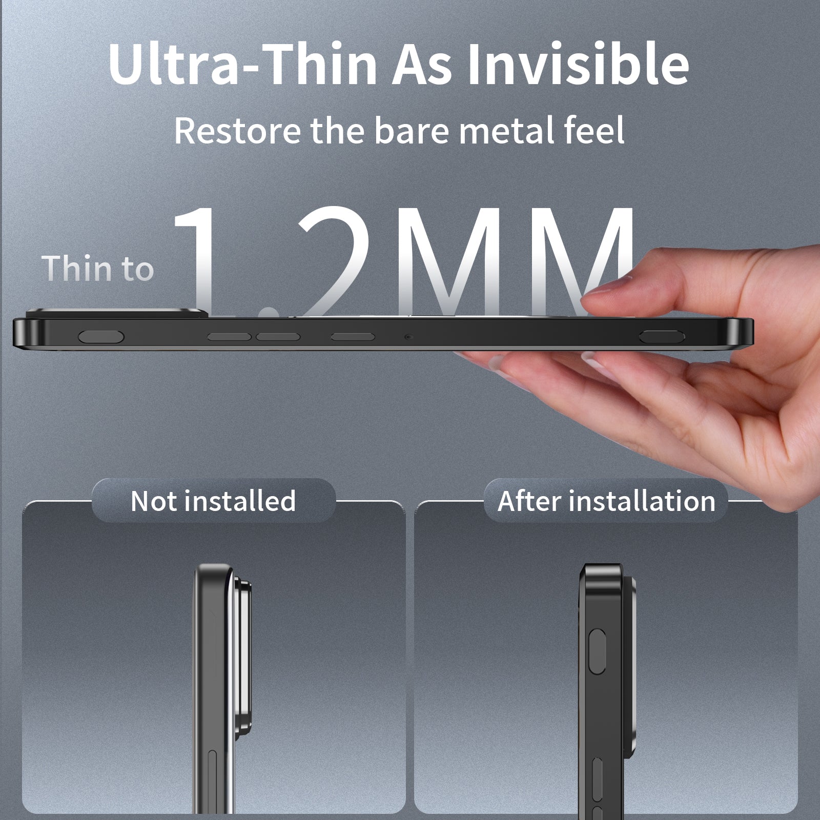 For Asus ROG Phone 8 5G / Phone 8 Pro 5G Case Graphene Heat Dissipation Phone Shell with Metal Lens Cover