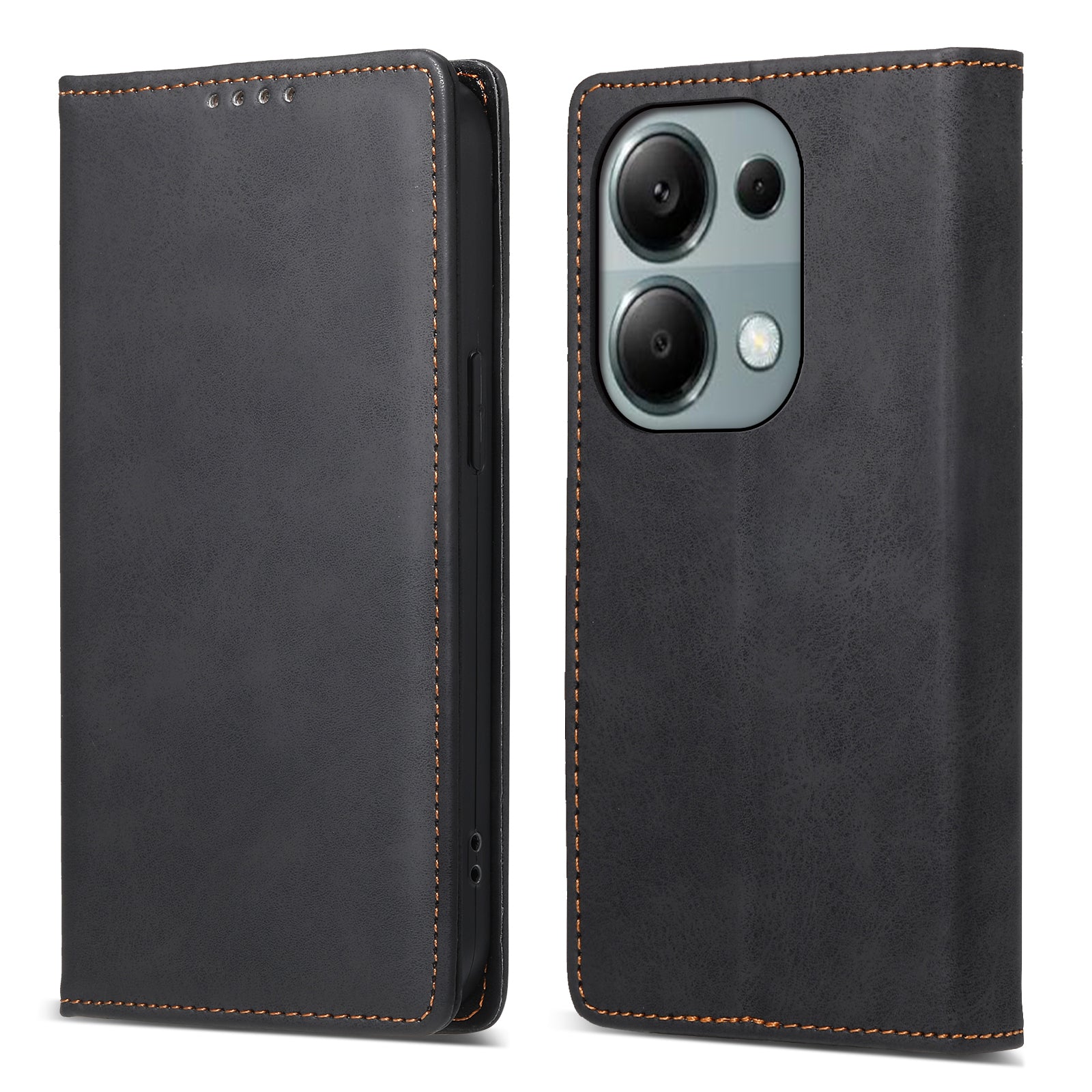 DF-05 For Xiaomi Redmi Note 13 Pro 4G / Poco M6 Pro 4G Case Anti-Drop Leather+TPU Phone Cover