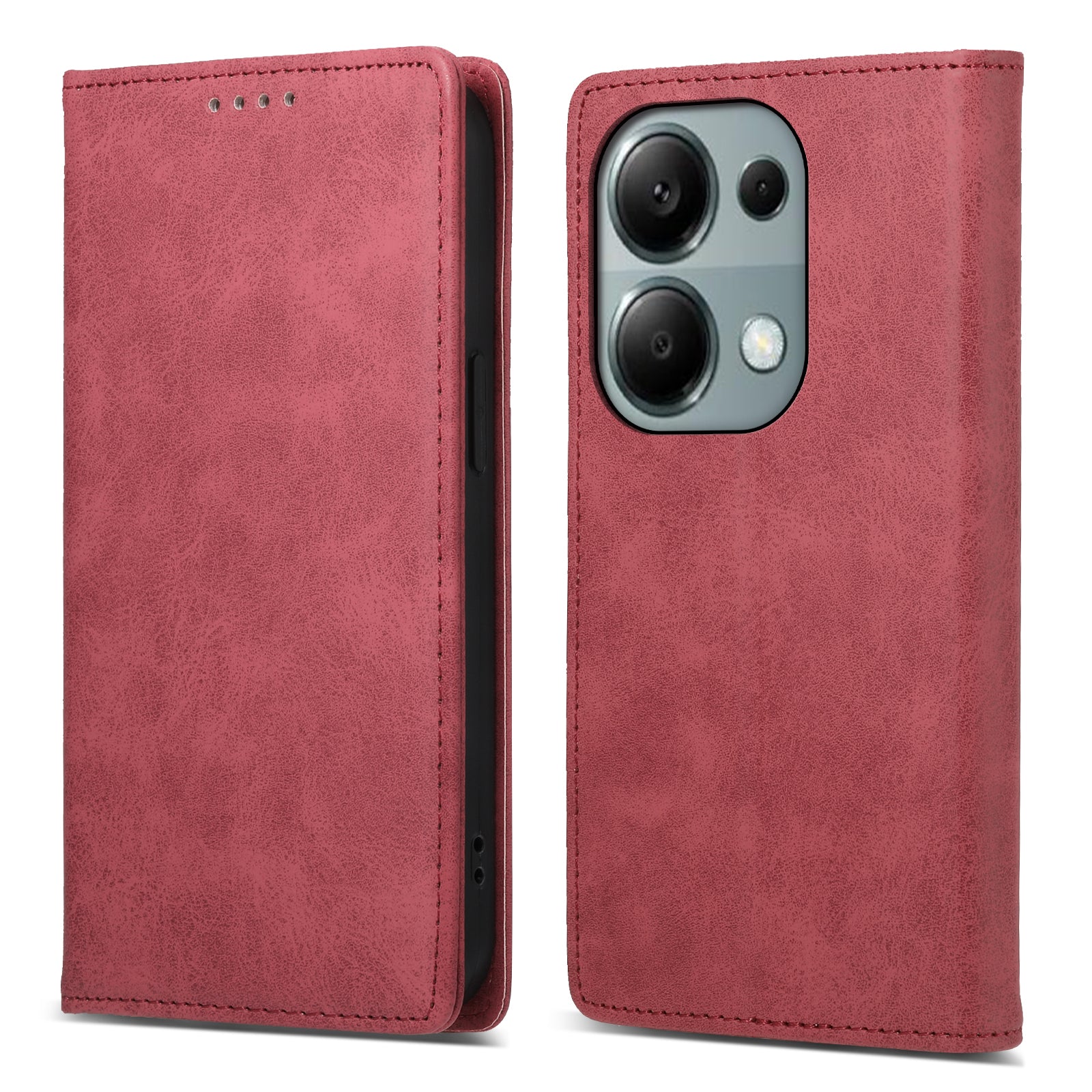 DF-05 For Xiaomi Redmi Note 13 Pro 4G / Poco M6 Pro 4G Case Anti-Drop Leather+TPU Phone Cover