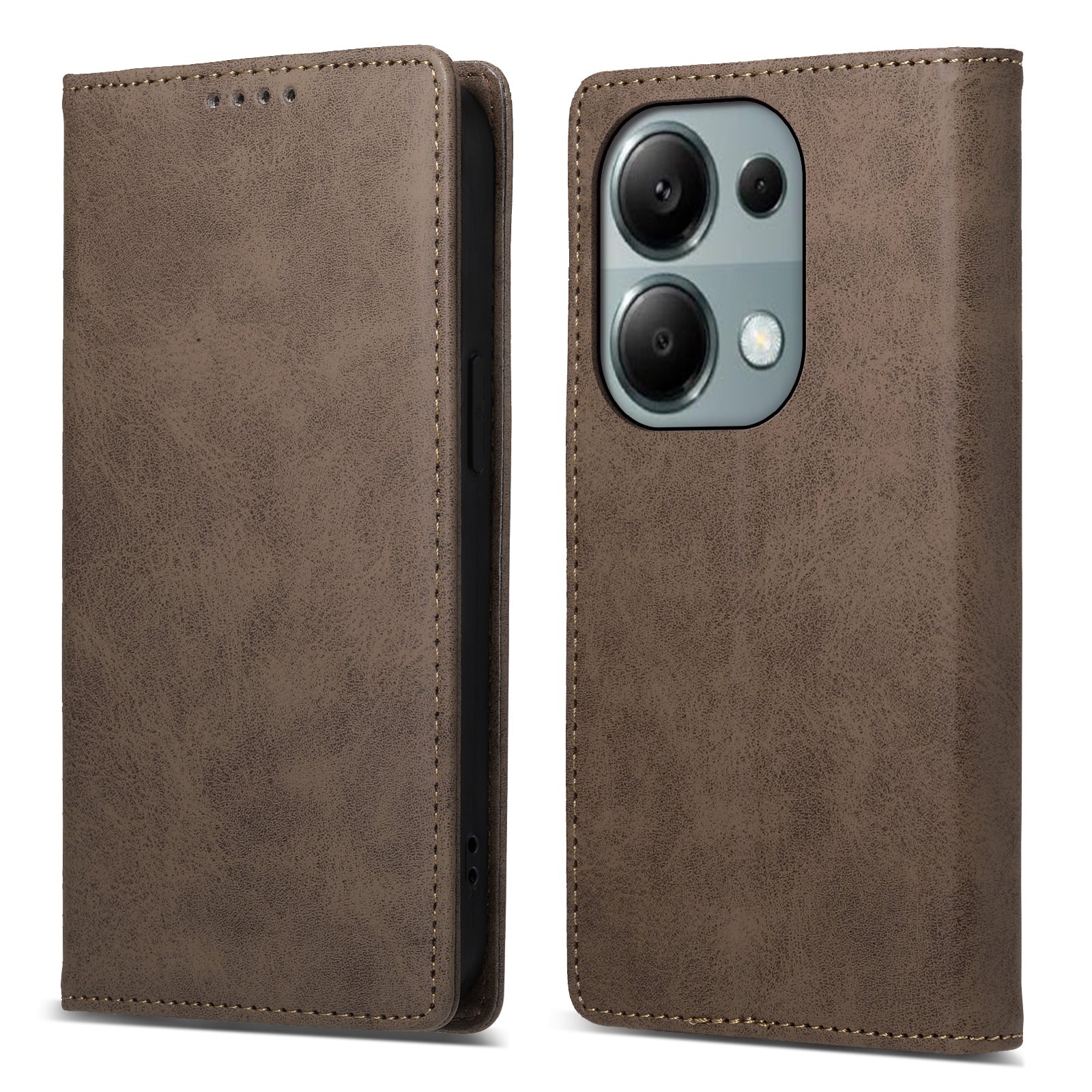 DF-05 For Xiaomi Redmi Note 13 Pro 4G / Poco M6 Pro 4G Case Anti-Drop Leather+TPU Phone Cover
