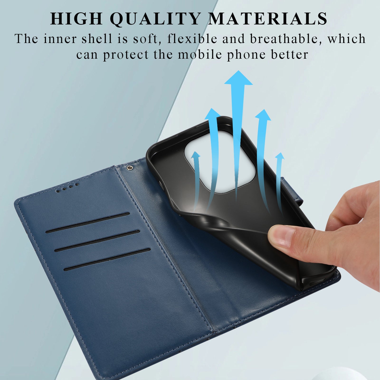 DF-06 For Xiaomi Redmi Note 13 Pro 4G / Poco M6 Pro 4G Case Line Imprinted Leather Phone Cover