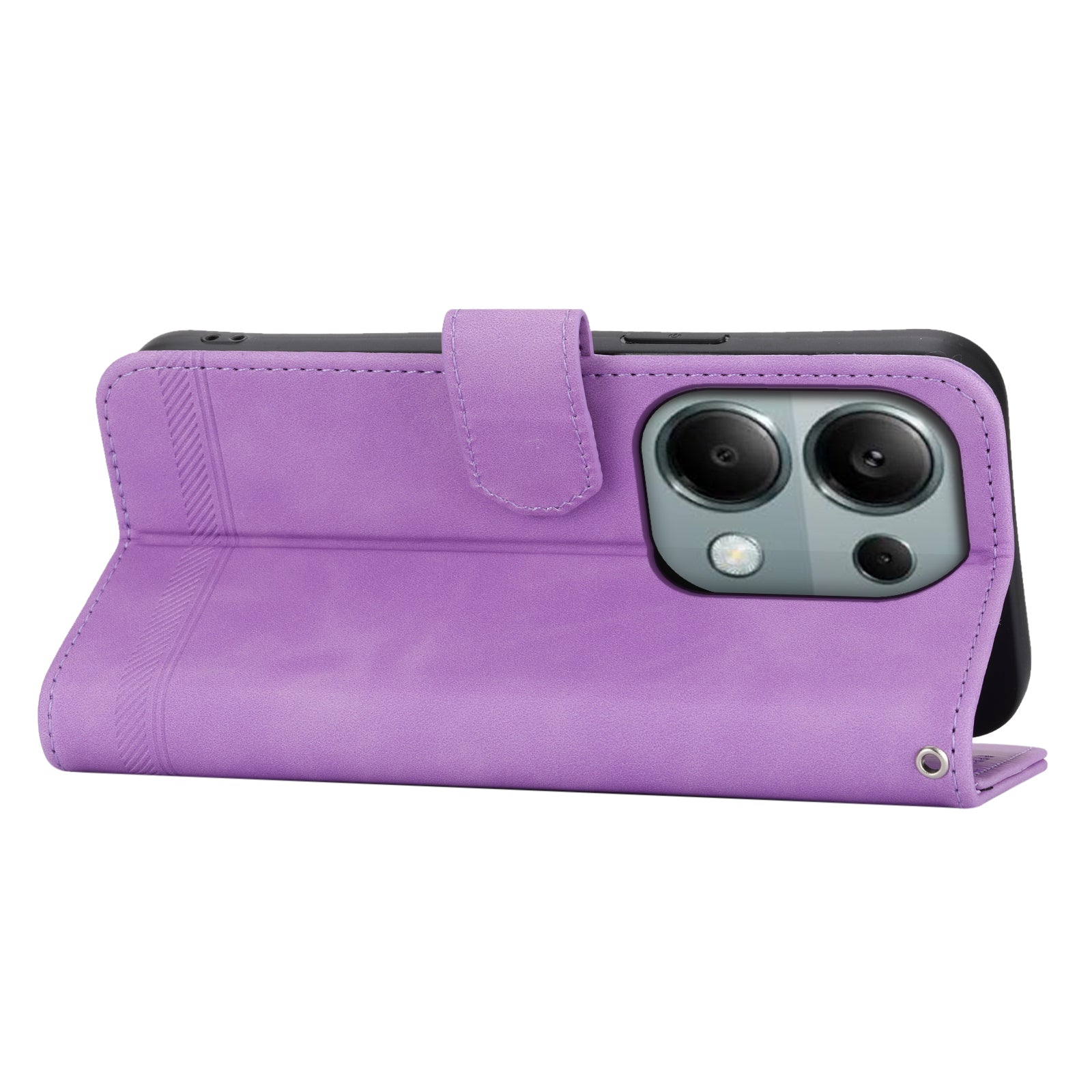 DIERFENG DF-03 For Xiaomi Redmi Note 13 Pro 4G / Poco M6 Pro 4G Wallet Case Leather Stand Phone Cover