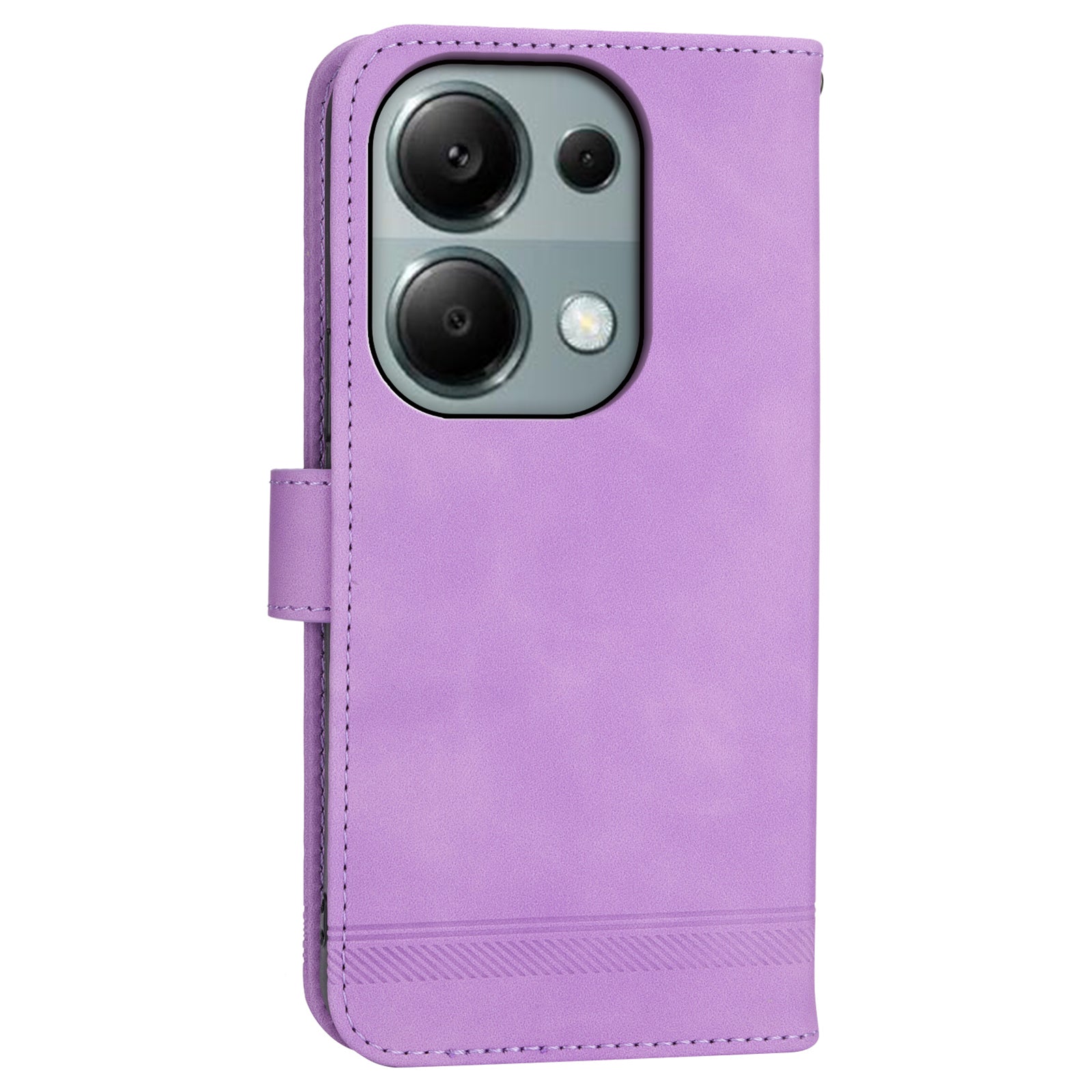 DIERFENG DF-03 For Xiaomi Redmi Note 13 Pro 4G / Poco M6 Pro 4G Wallet Case Leather Stand Phone Cover
