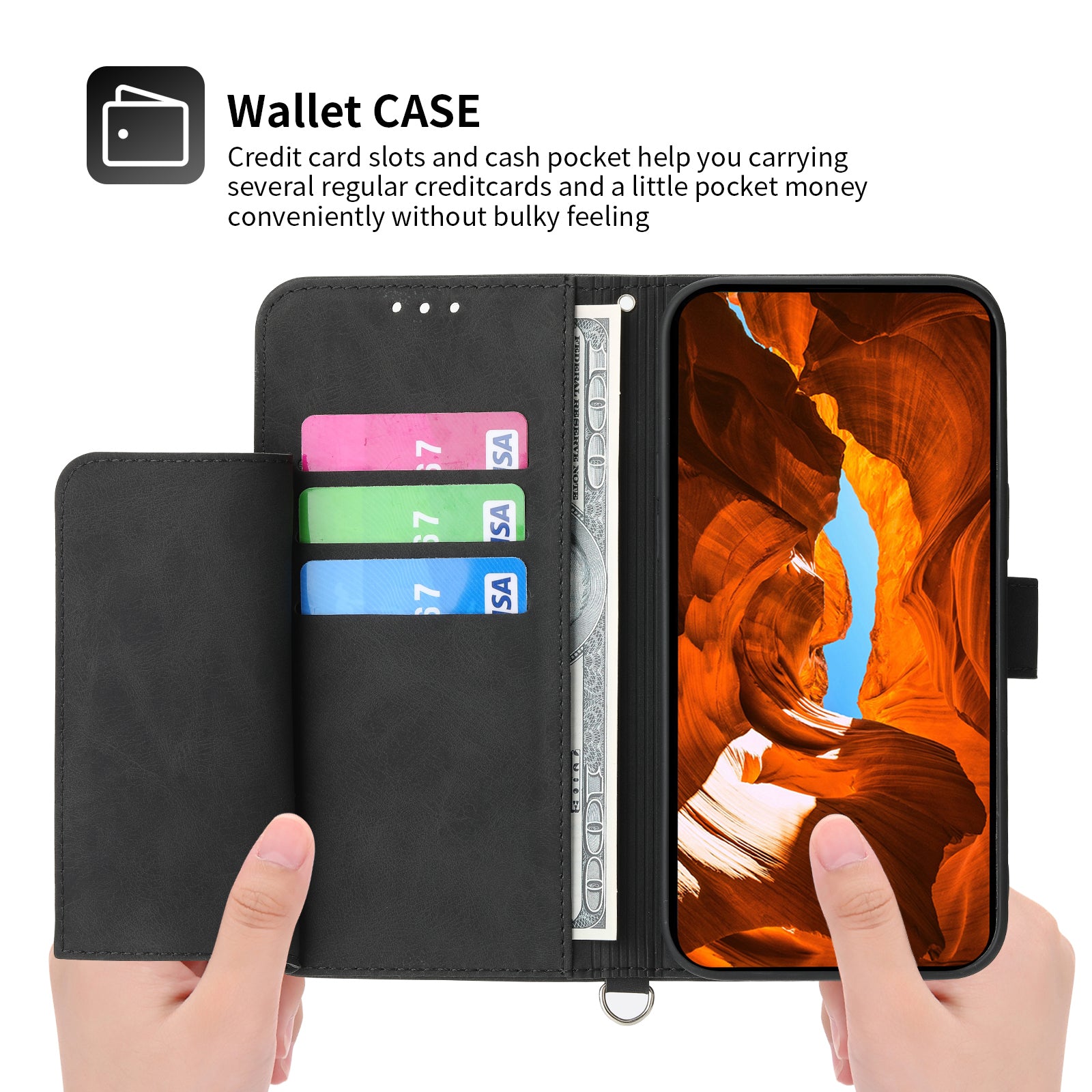 For Honor X8b 4G Wallet Case with Straps Flower Pattern Leather Phone Cover
