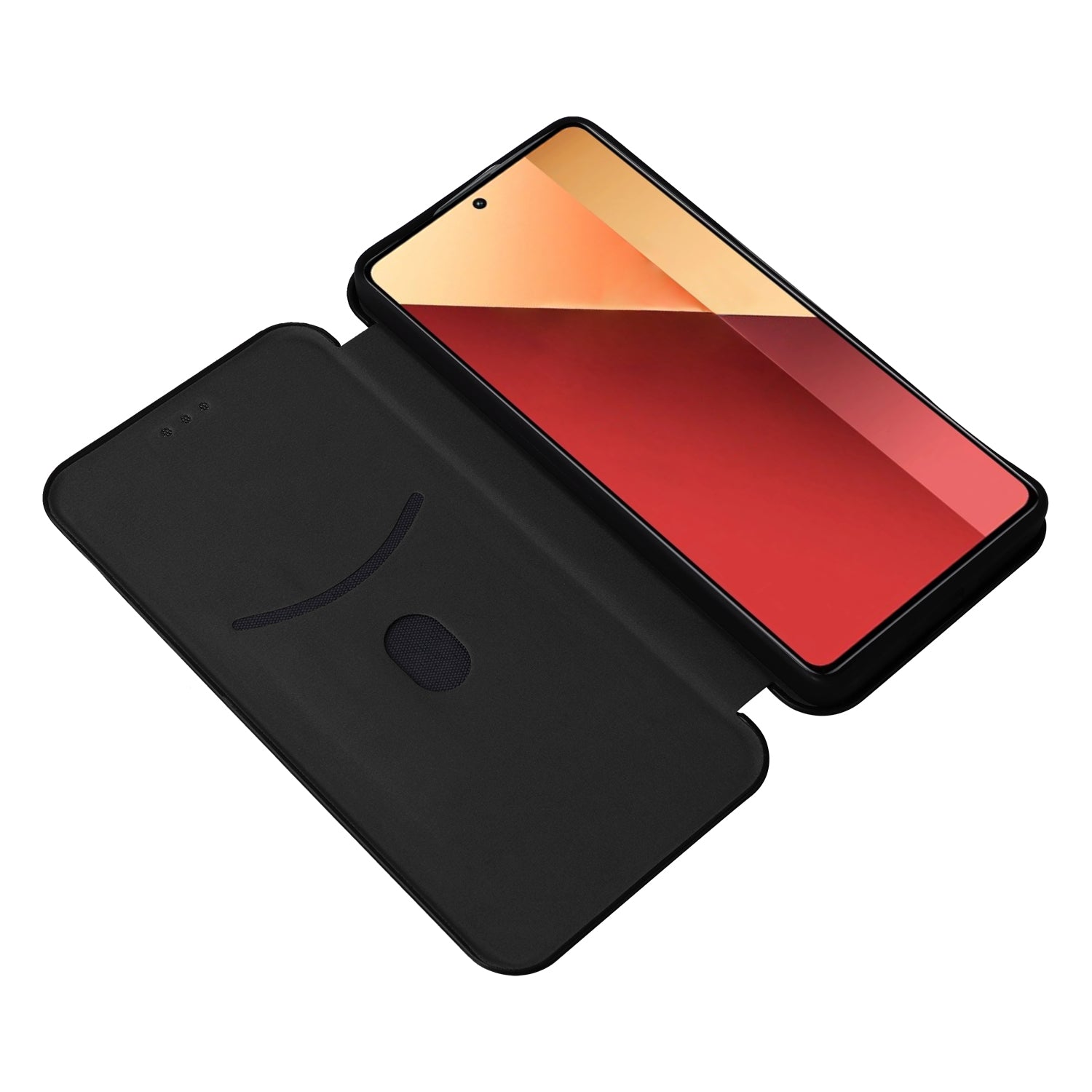 For Xiaomi Redmi Note 13 Pro 4G / Poco M6 Pro 4G Case Carbon Fiber Texture PU Leather Phone Cover