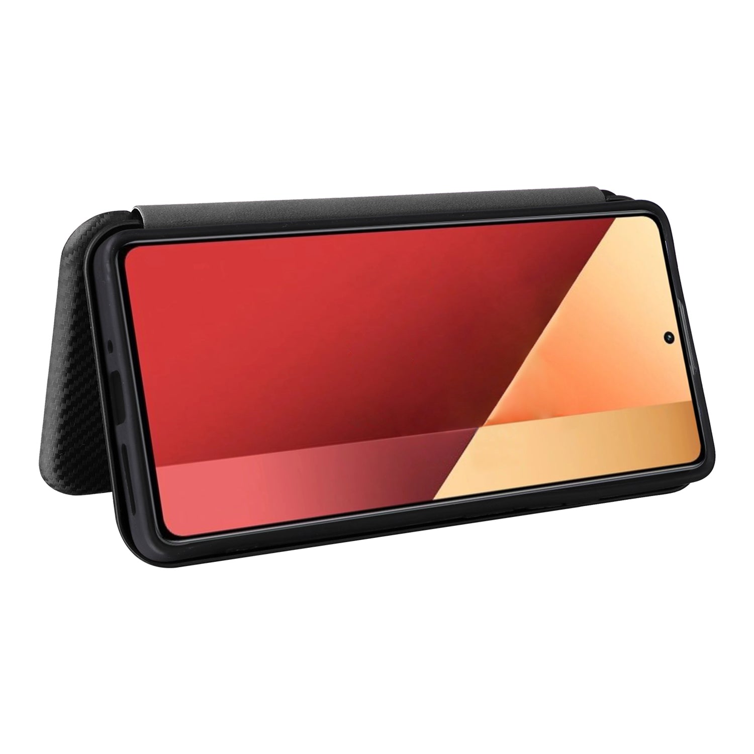 For Xiaomi Redmi Note 13 Pro 4G / Poco M6 Pro 4G Case Carbon Fiber Texture PU Leather Phone Cover