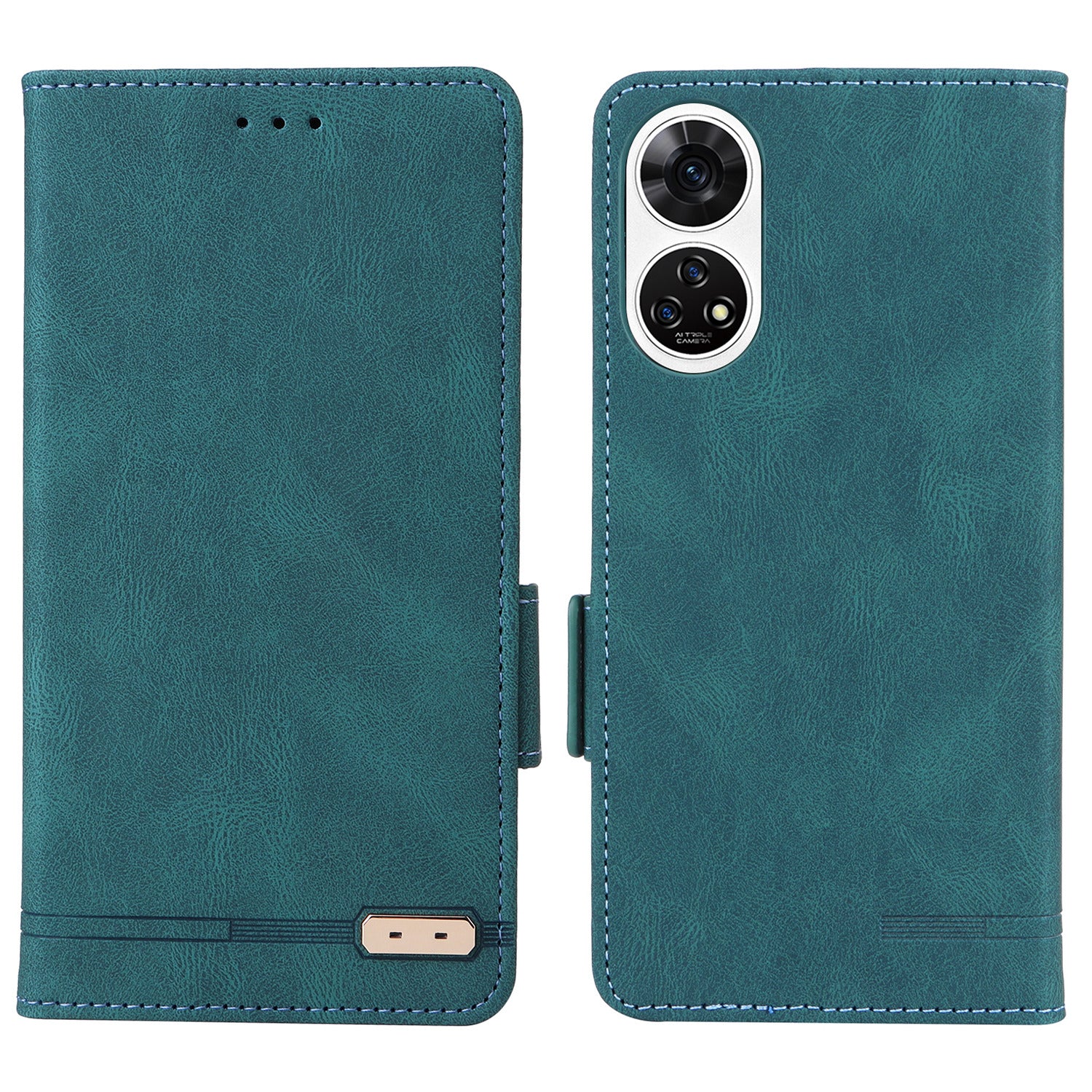 For ZTE Anshin Family A303ZT Wallet Case Hardware Decor Shockproof PU Leather Phone Cover