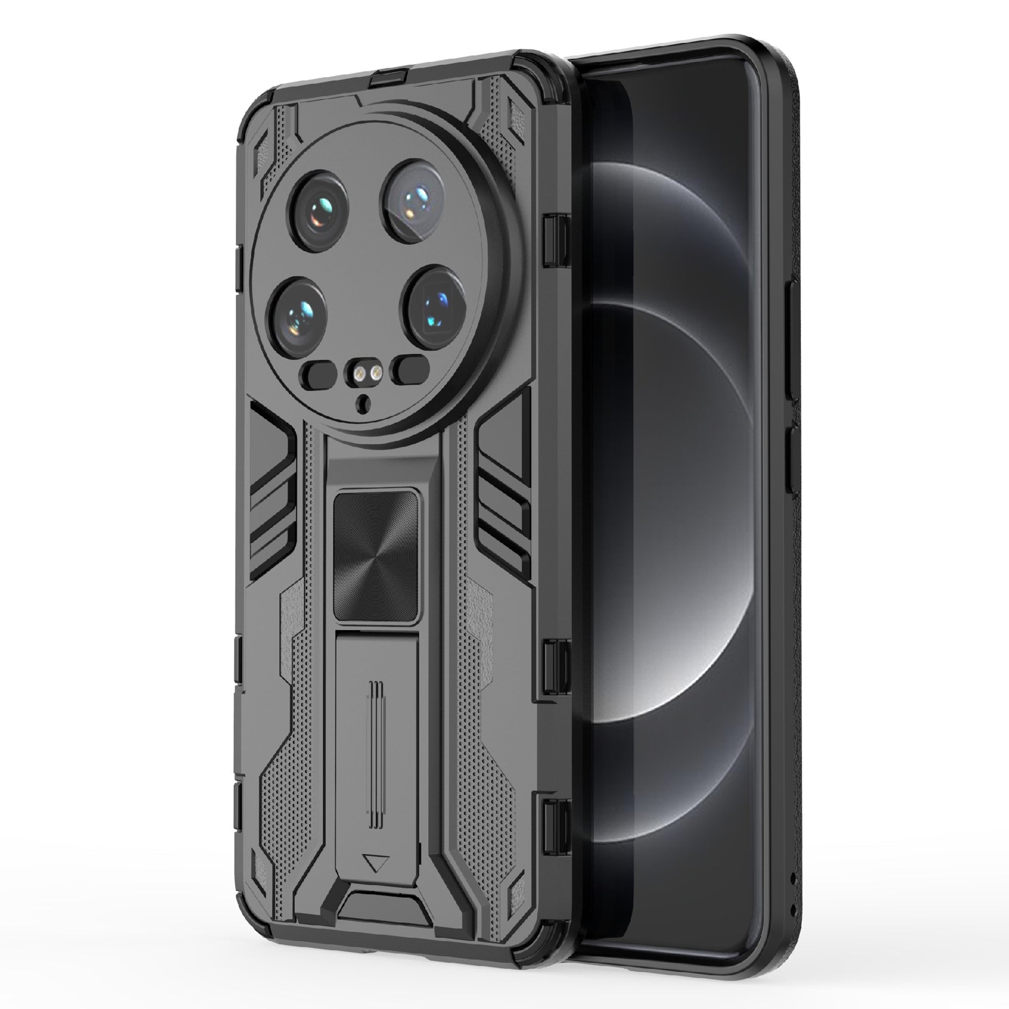 For Xiaomi 14 Ultra Cell Phone Case PC + TPU Scratch-proof Shell with Kickstand