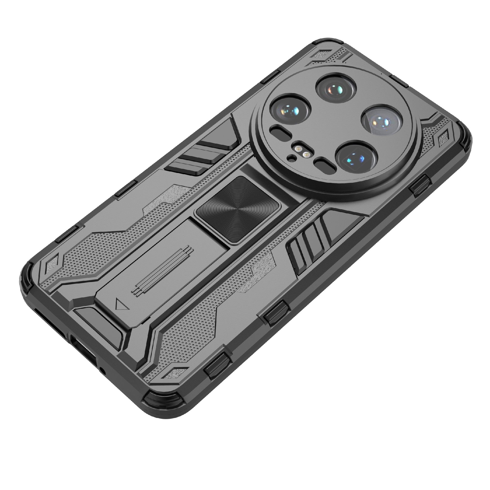 For Xiaomi 14 Ultra Cell Phone Case PC + TPU Scratch-proof Shell with Kickstand