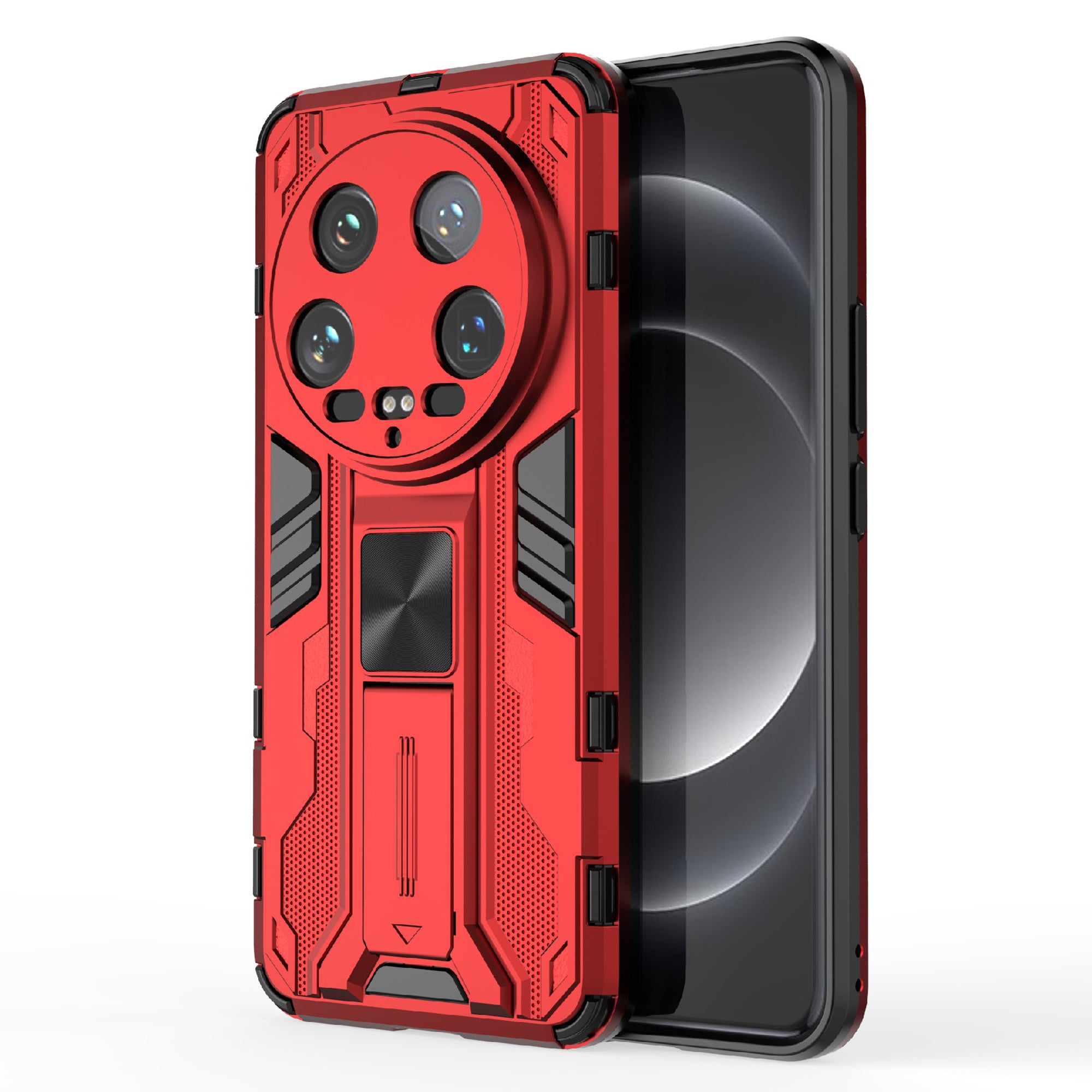 For Xiaomi 14 Ultra Cell Phone Case PC + TPU Scratch-proof Shell with Kickstand