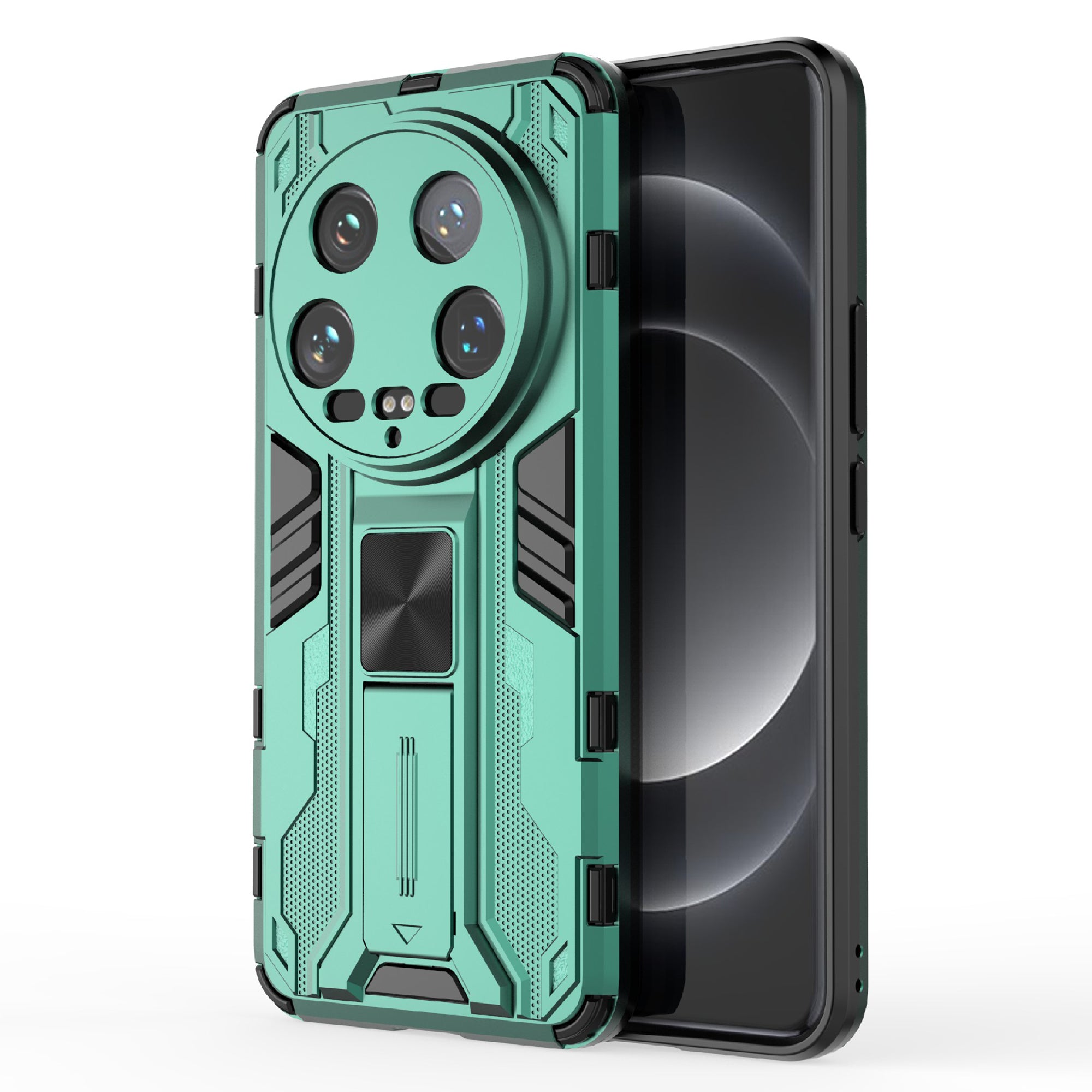 For Xiaomi 14 Ultra Cell Phone Case PC + TPU Scratch-proof Shell with Kickstand