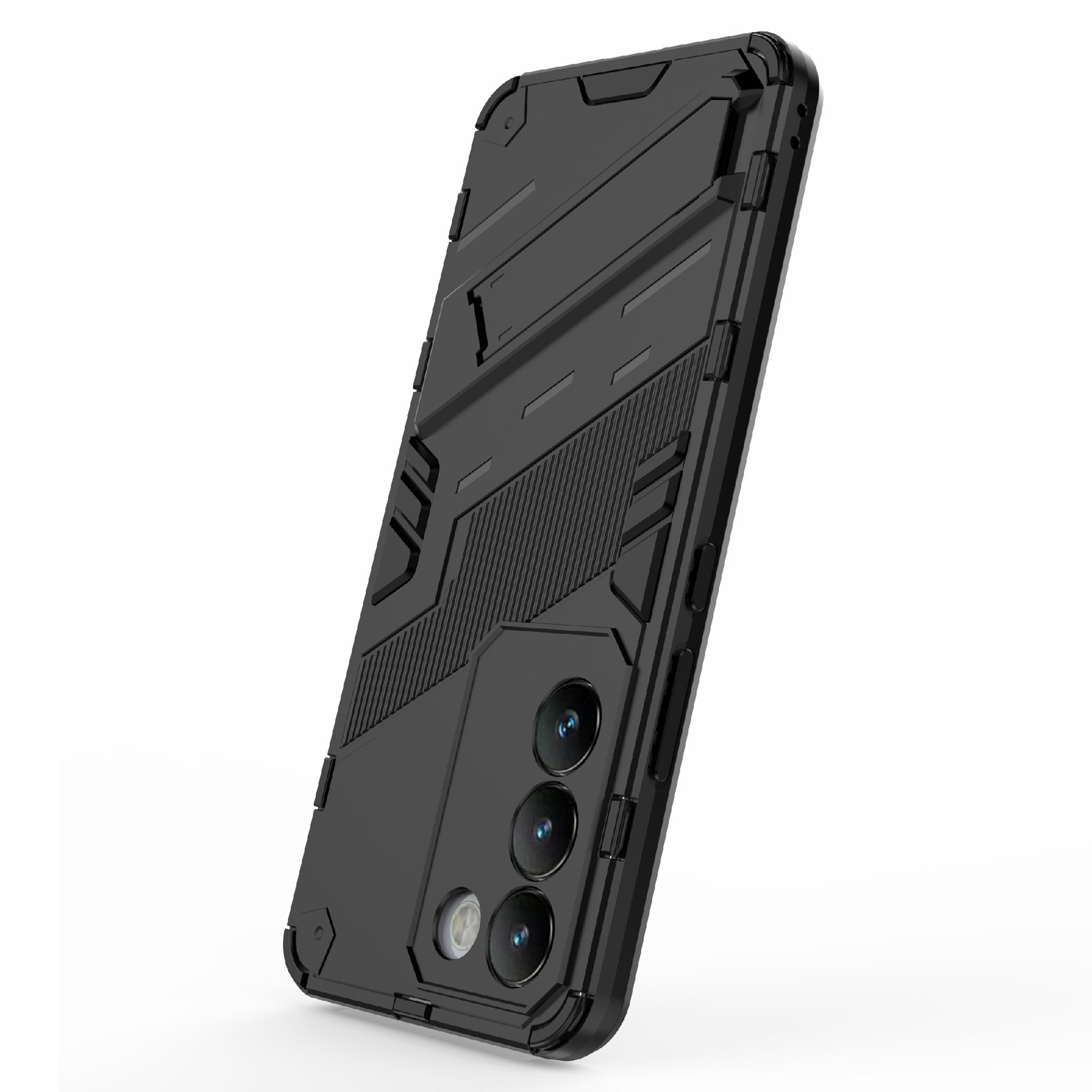 For vivo Y200e 5G Case PC+TPU Drop-Proof Shell Kickstand Phone Cover