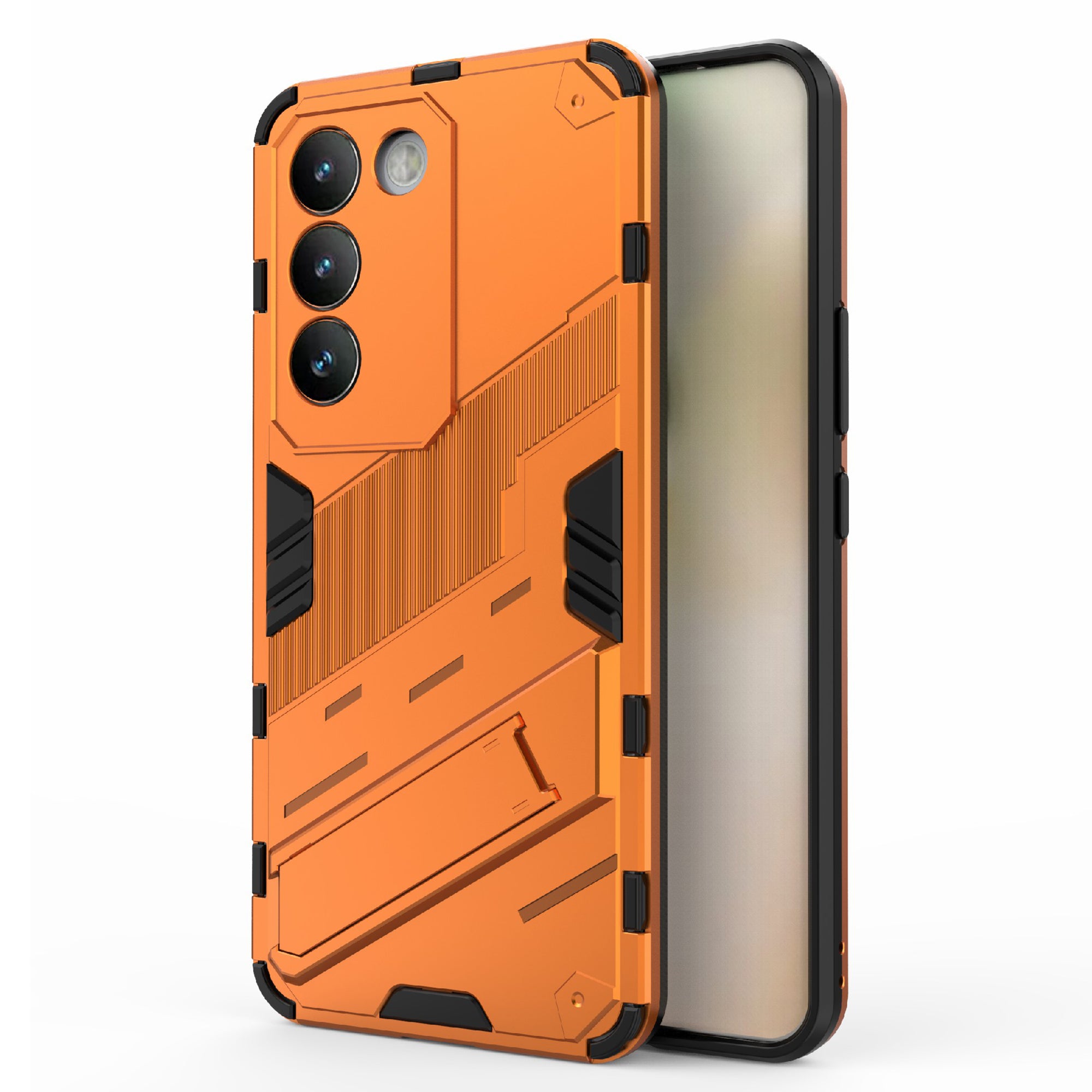 For vivo Y200e 5G Case PC+TPU Drop-Proof Shell Kickstand Phone Cover