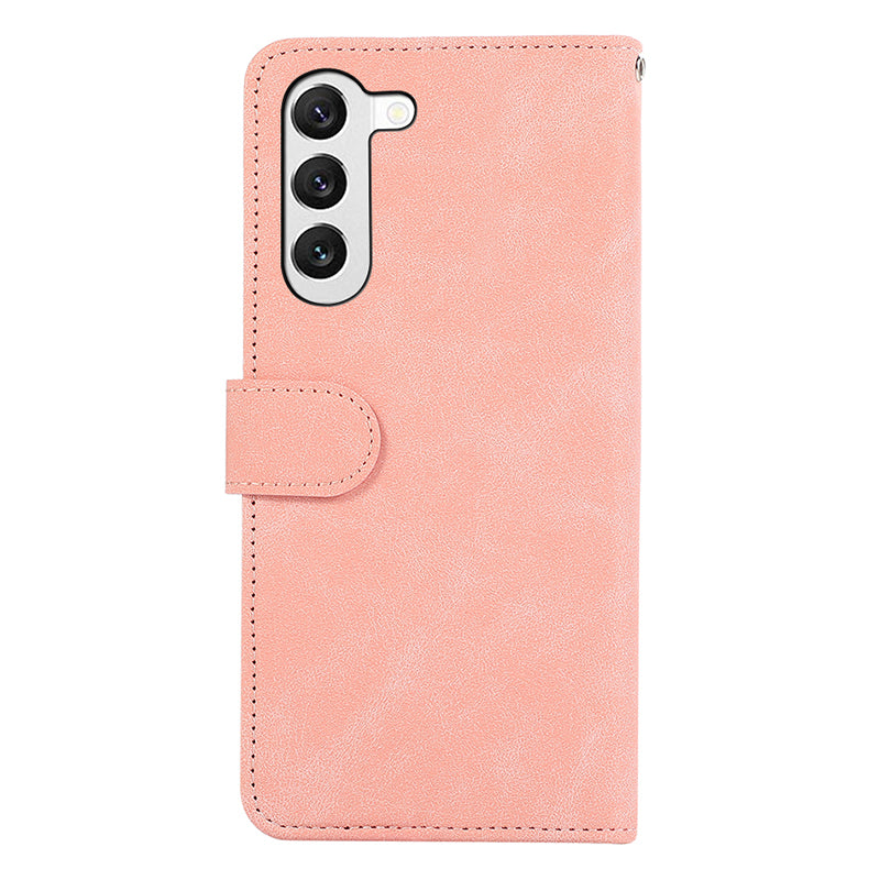 ABEEL For Samsung Galaxy S23+ Case Splicing Color Stand Wallet Flip Leather Phone Cover