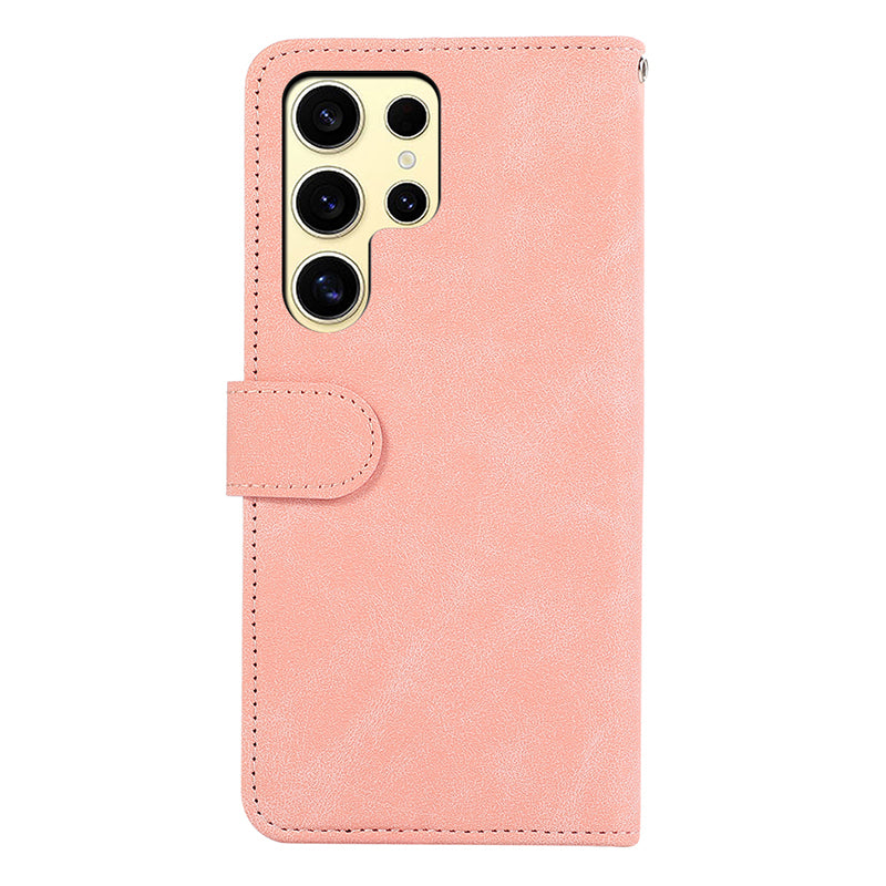 ABEEL For Samsung Galaxy S23 Ultra Case Color Matching RFID Blocking Wallet Leather Phone Cover