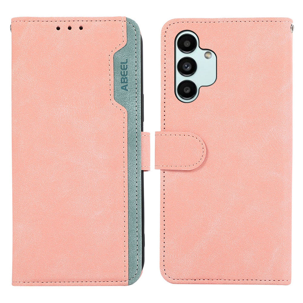 ABEEL PU Leather Case For Samsung Galaxy A04s 4G (164.7 x 76.7 x 9.1 mm) / A13 5G RFID Blocking Stand