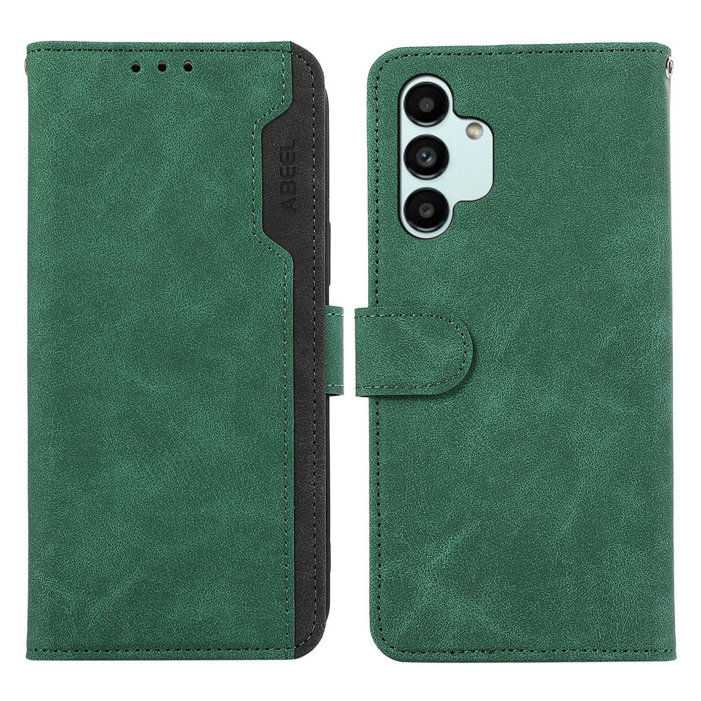 ABEEL PU Leather Case For Samsung Galaxy A04s 4G (164.7 x 76.7 x 9.1 mm) / A13 5G RFID Blocking Stand