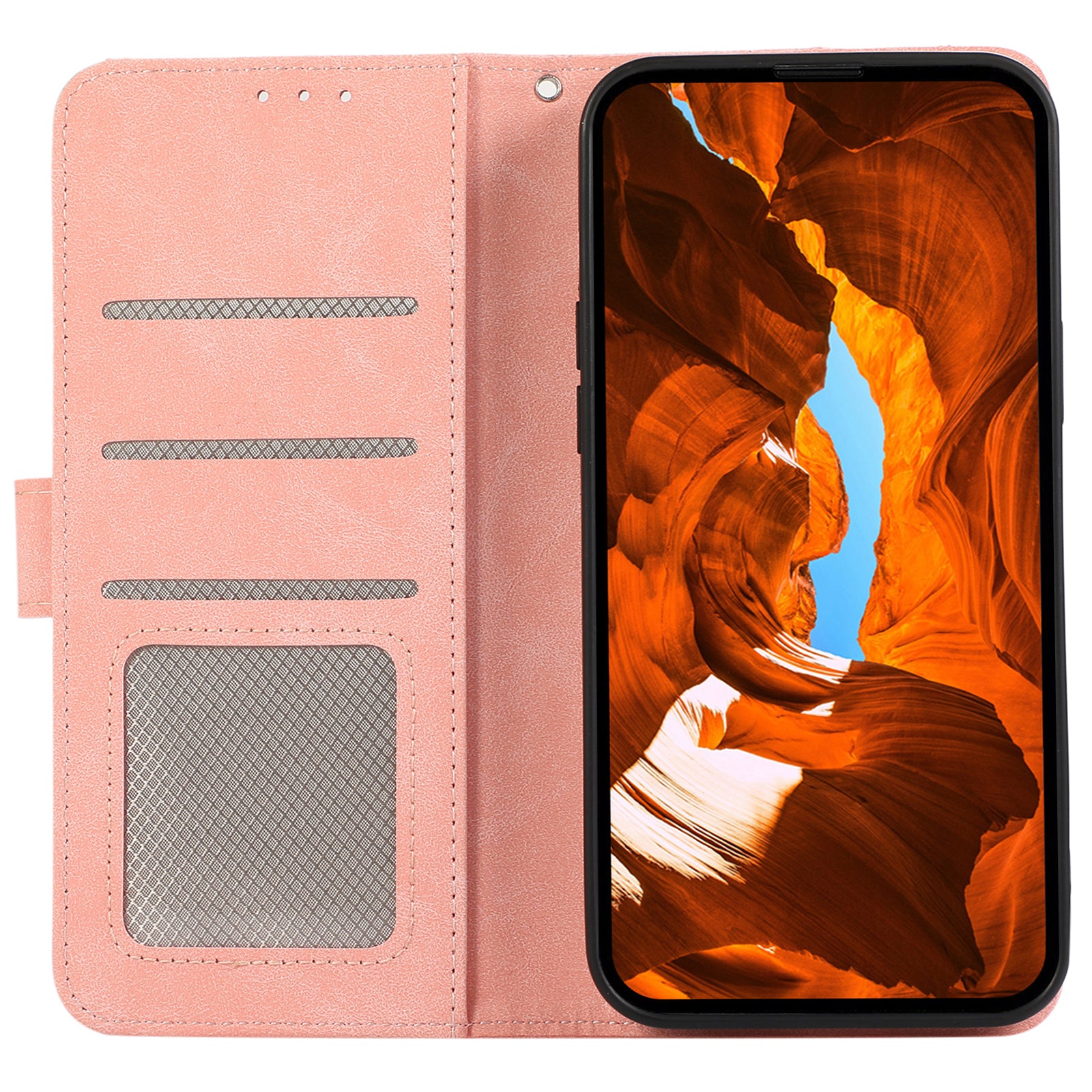 ABEEL For Samsung Galaxy A24 4G (162.1 x 77.6 x 8.3mm) Anti-scratch Phone Case PU Leather RFID Blocking Wallet Cover