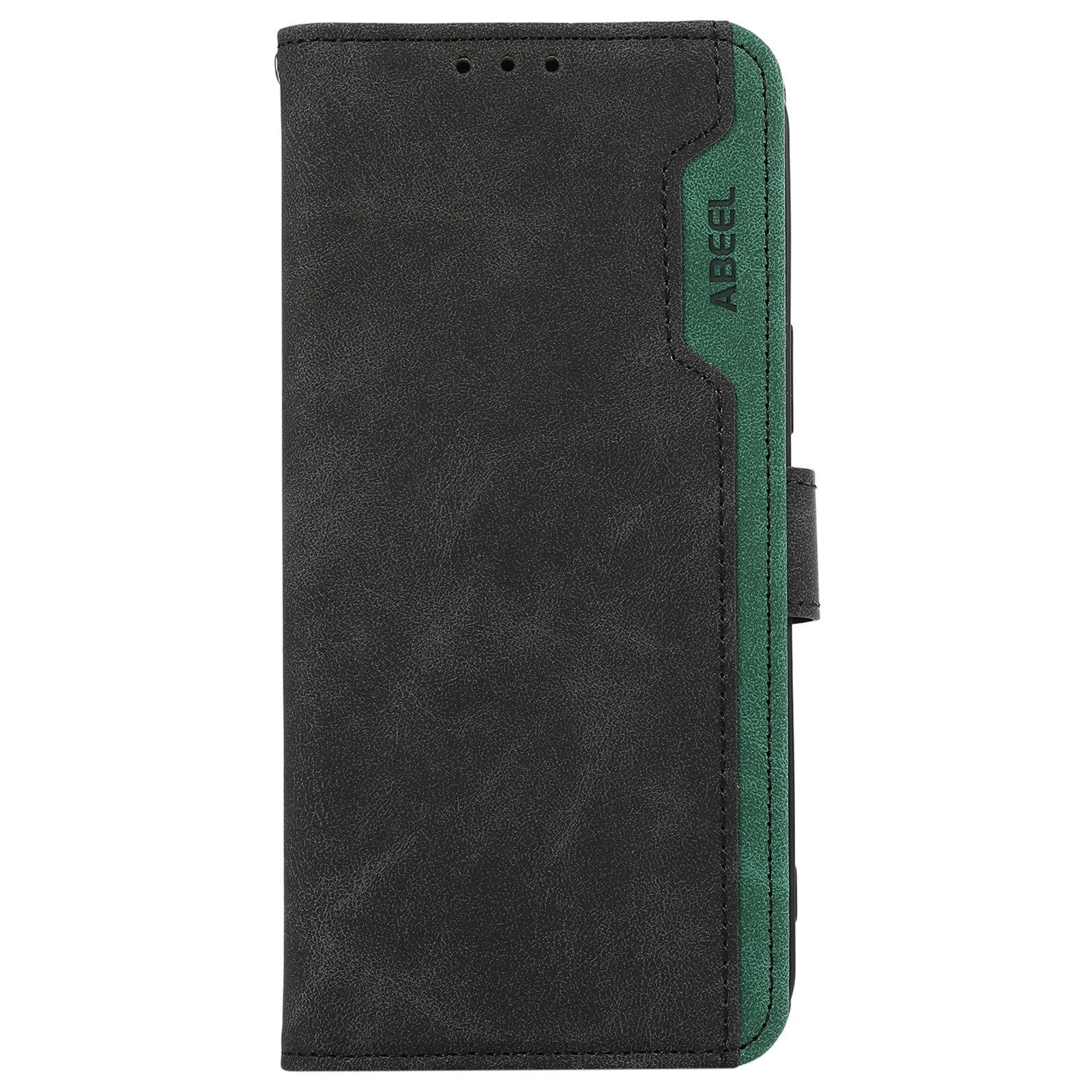 ABEEL PU Leather Phone Protective Cover For iPhone 12 Pro Max 6.7 inch RFID Blocking Stand Phone Shell