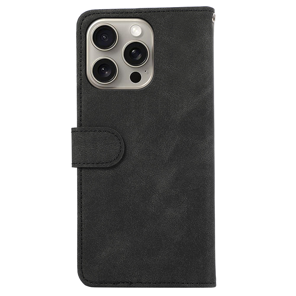 ABEEL For iPhone 13 Pro Wallet Case RFID Blocking Splicing Color Leather Phone Cover