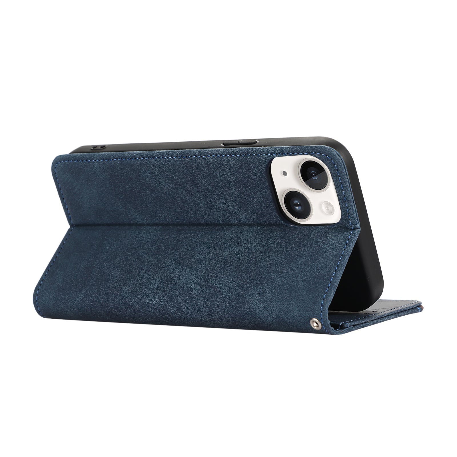 ABEEL For iPhone 15 Plus Phone Cover Color Matching RFID Blocking Card Slots Case