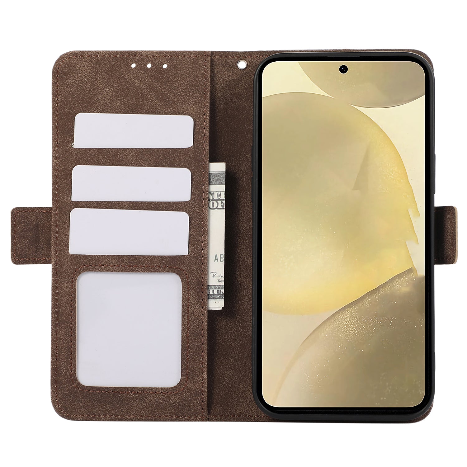 ABEEL For Samsung Galaxy S21 4G / 5G Case Wallet Leather Cover RFID Blocking Funtion