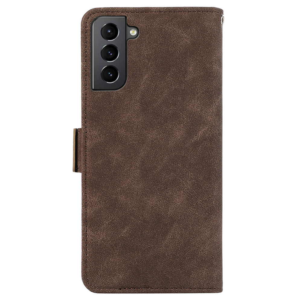 ABEEL For Samsung Galaxy S21 4G / 5G Case Wallet Leather Cover RFID Blocking Funtion