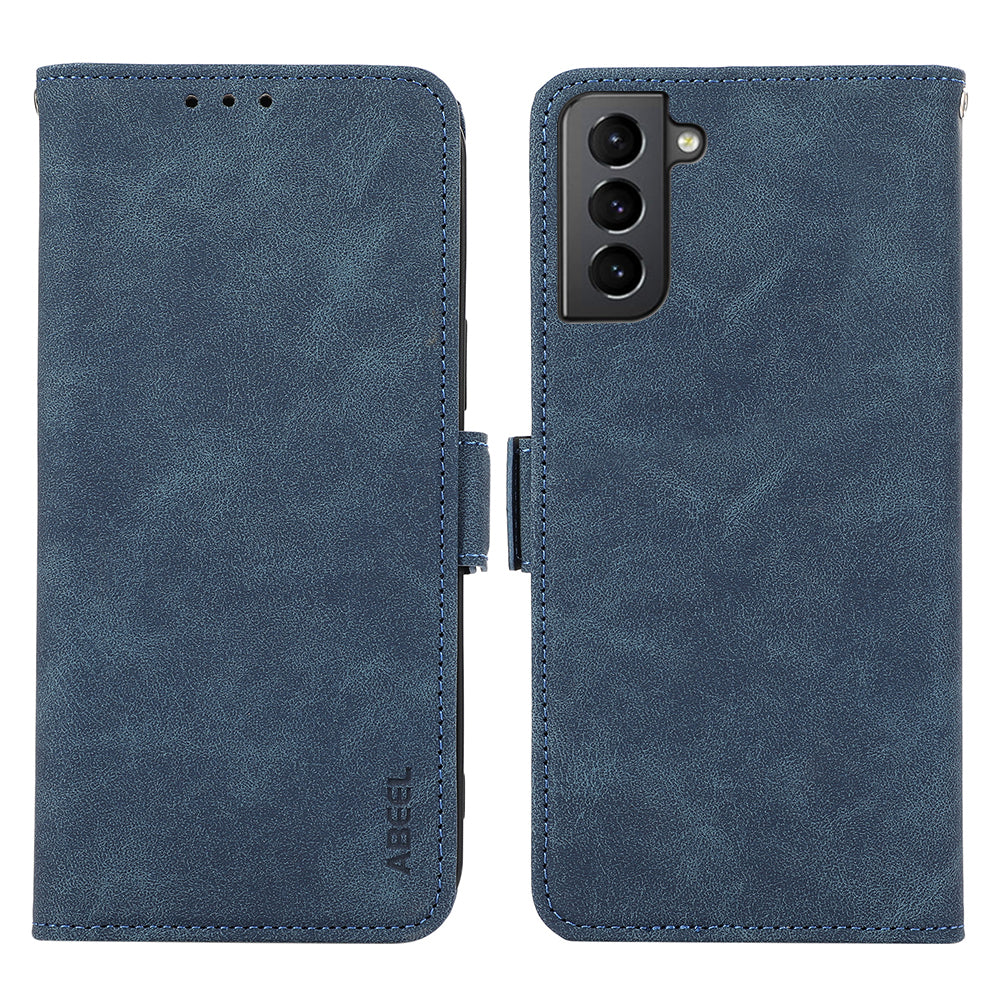 ABEEL For Samsung Galaxy S21 4G / 5G Case Wallet Leather Cover RFID Blocking Funtion