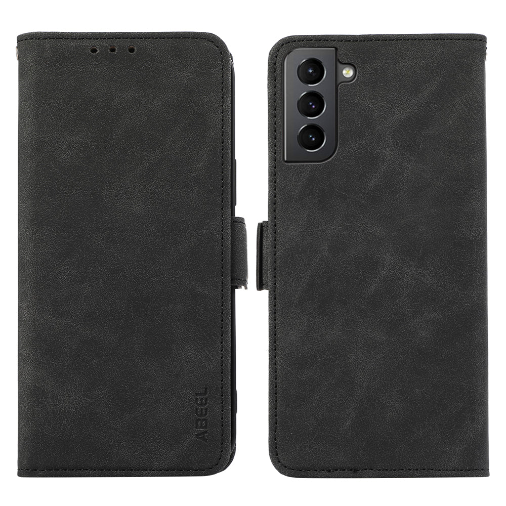 ABEEL For Samsung Galaxy S21 4G / 5G Case Wallet Leather Cover RFID Blocking Funtion