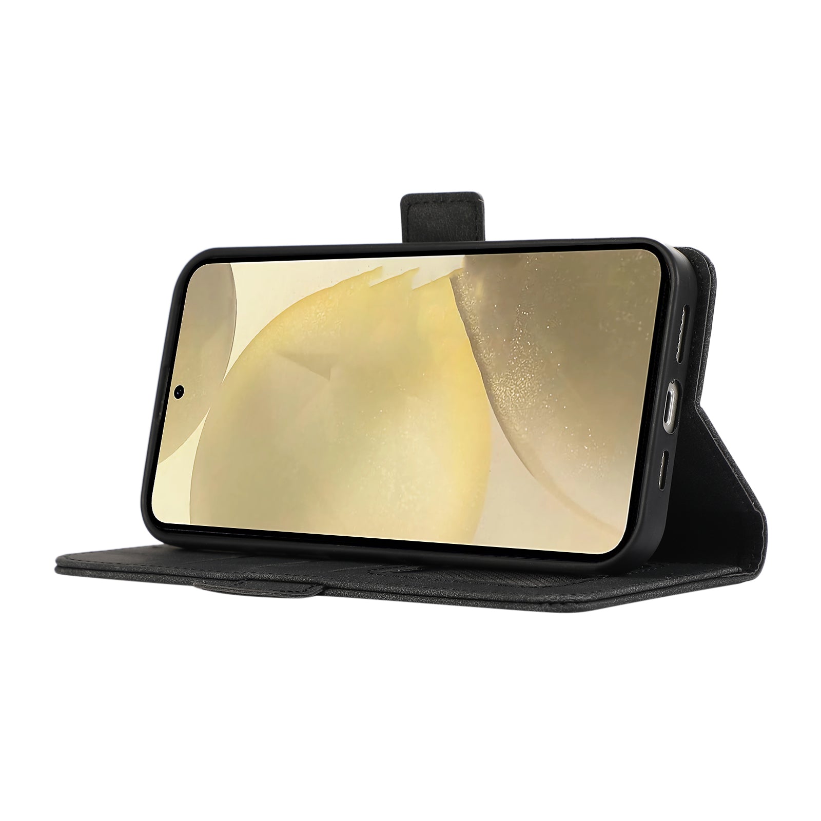 ABEEL For Samsung Galaxy S23+ Leather Case RFID Blocking Wallet Phone Cover Side Magnetic Clasp