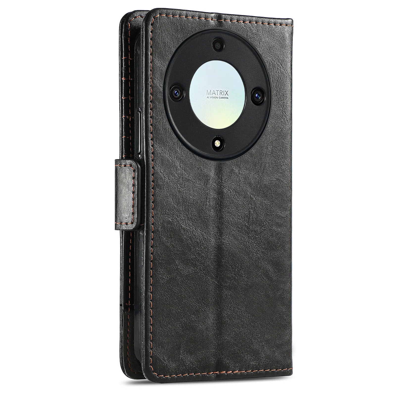 CASENEO 002 Series For Honor X40 5G / X9a 5G / Magic5 Lite 5G Phone Cover RFID Blocking Splicing Leather Wallet Case