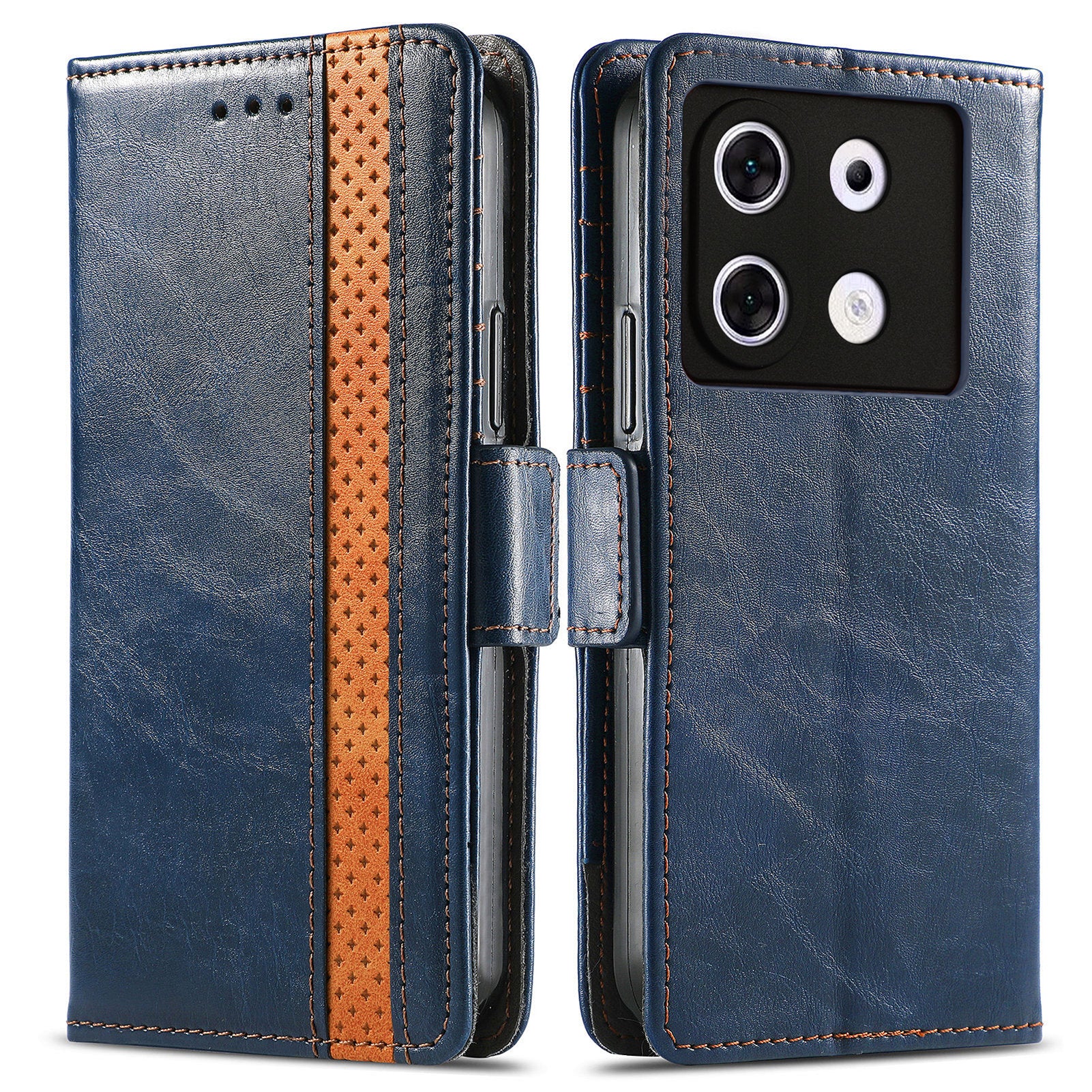 CASENEO 002 Series For Transsion Infinix Zero 30 5G Phone Case Leather Wallet RFID Blocking Cover